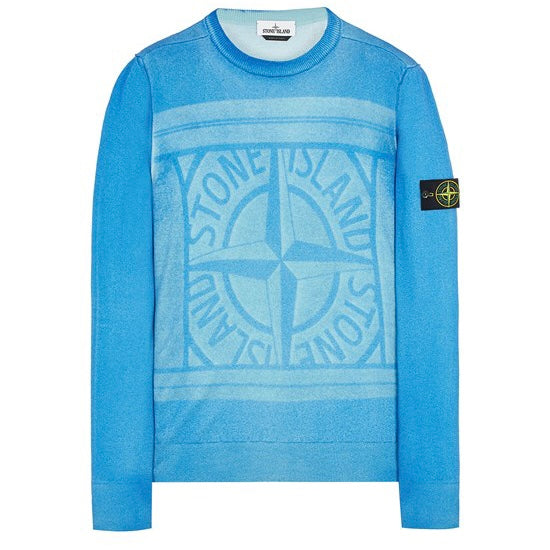 STONE ISLAND 570A8 PURE WOOL_FAST DYE + HAND MADE AIRBRUSH + LASER PRINT: REVERSIBLE