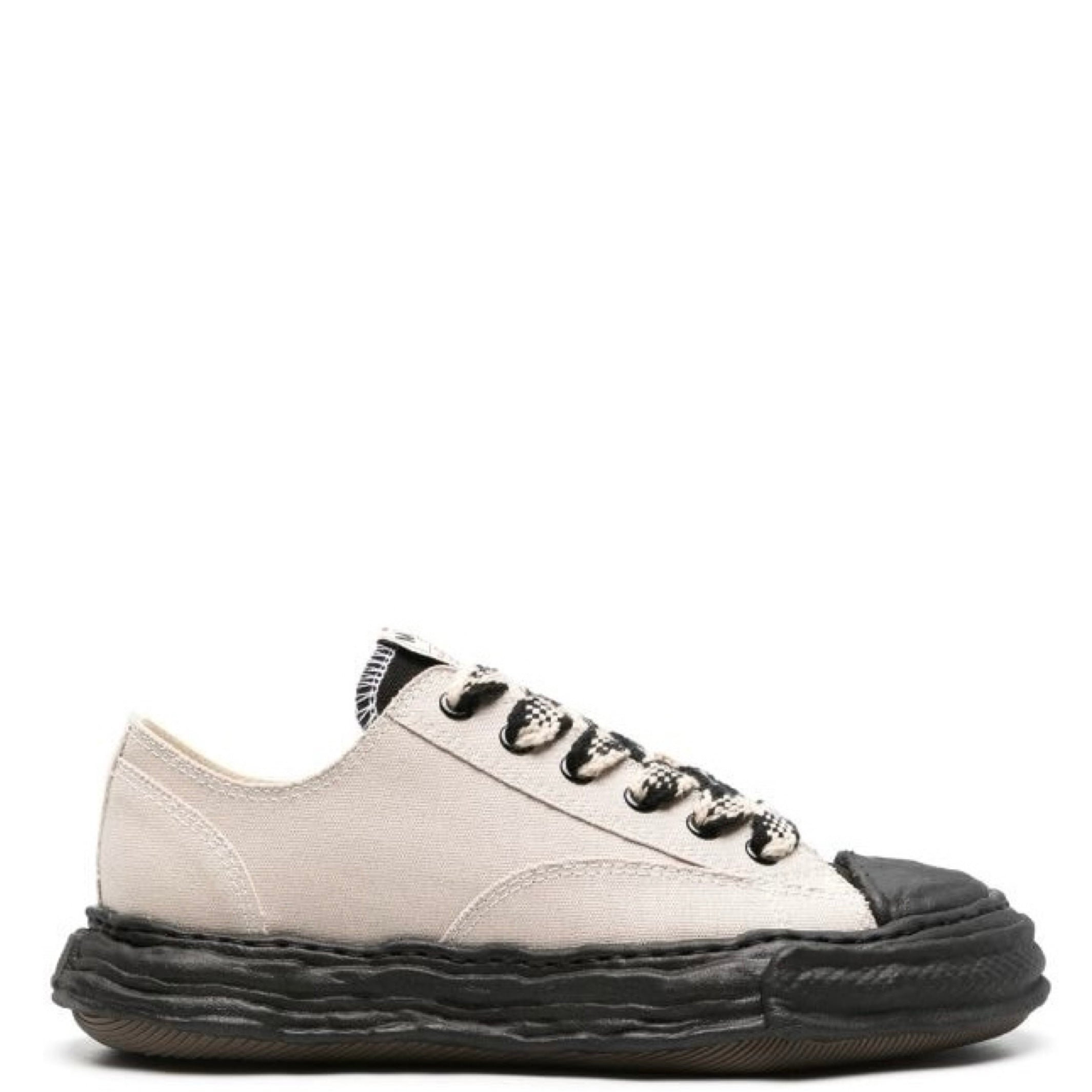 Mihara Yasuhiro Peterson23 LOW OG SOLE CANVAS WHITE/BLACK SNEAKERS WHITE/BLACK LACES
