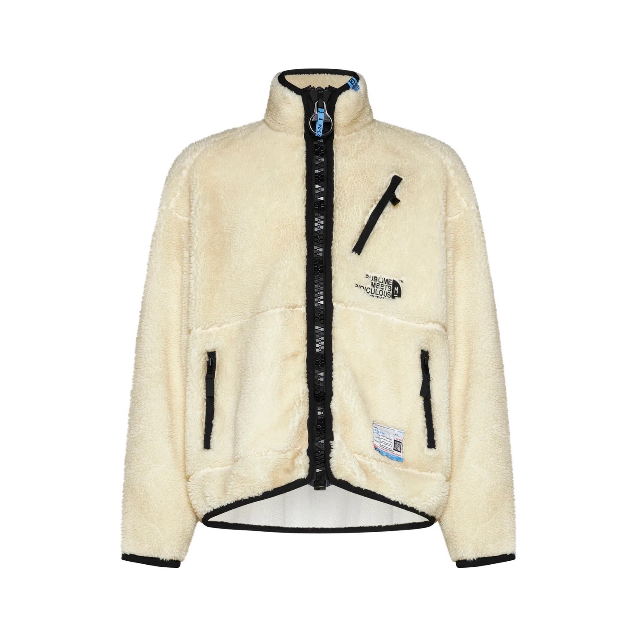 Maison Mihara Yasuhiro Logo-Embroidered Zipped Fleece Jacket