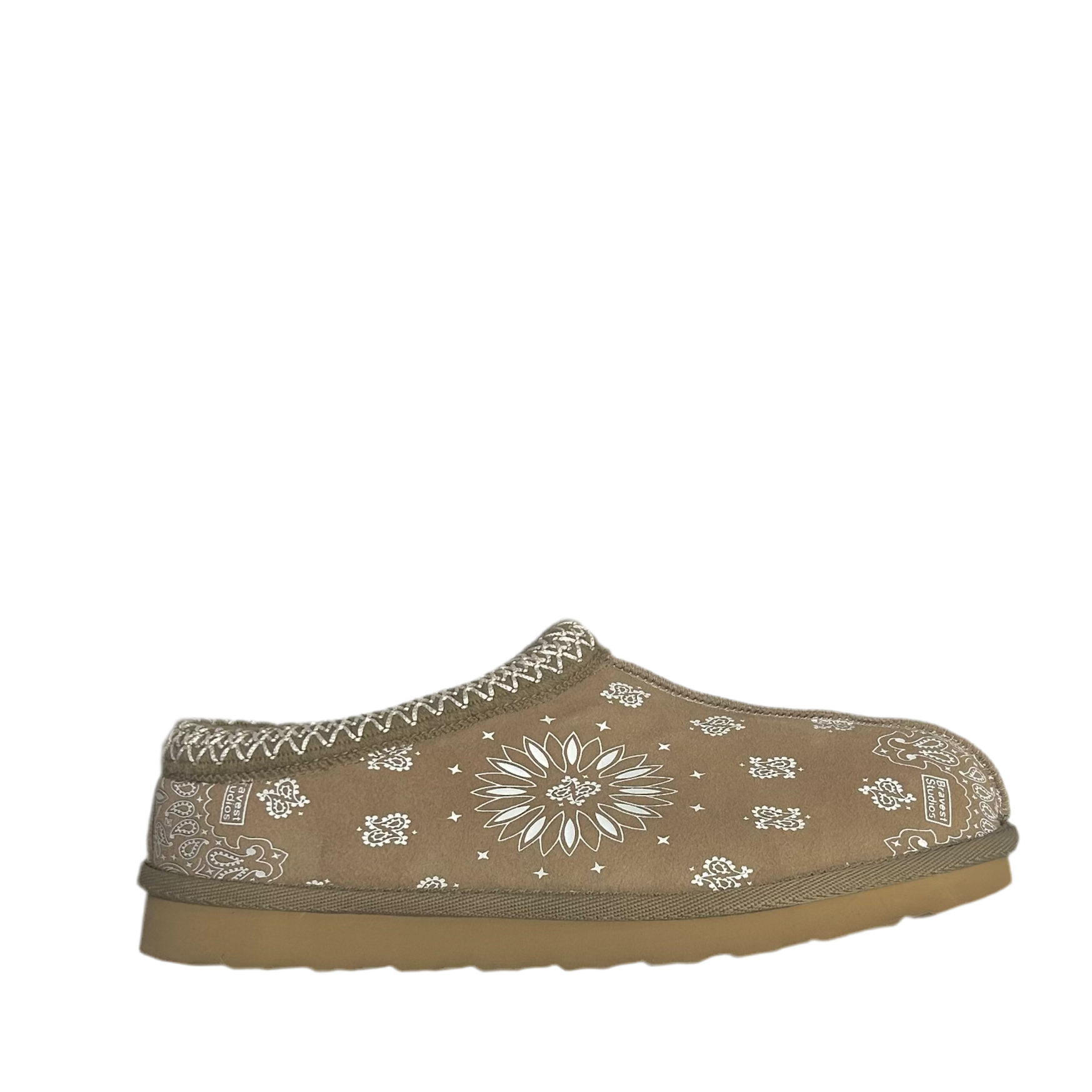 BRAVEST STUDIOS CAPPUCCINO V1 PAISLEY SLIPPERS