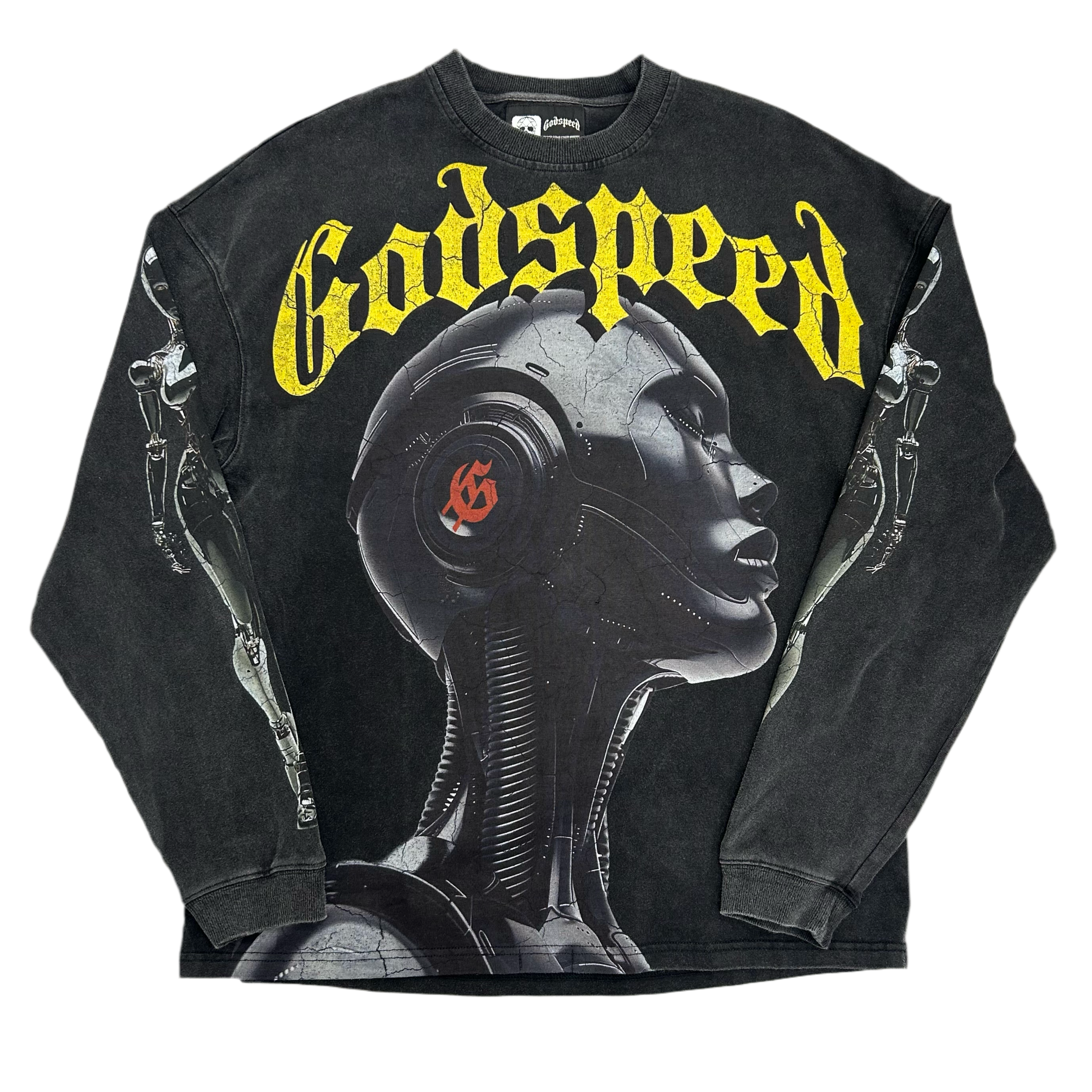 GODSPEED Alexa LS T-Shirt Black Wash