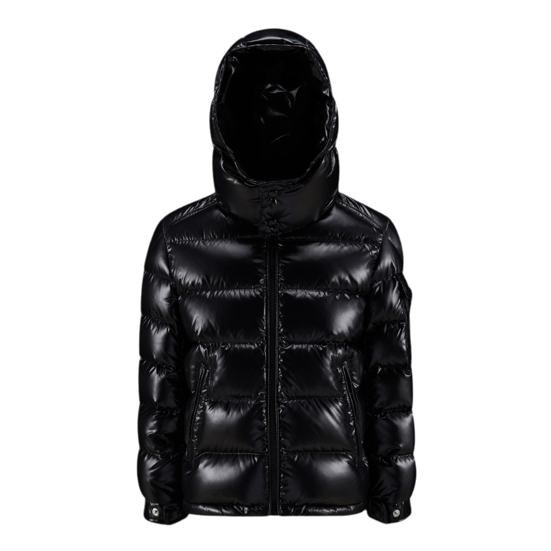 MONCLER MAYA HOODED SHORT DOWN JACKET