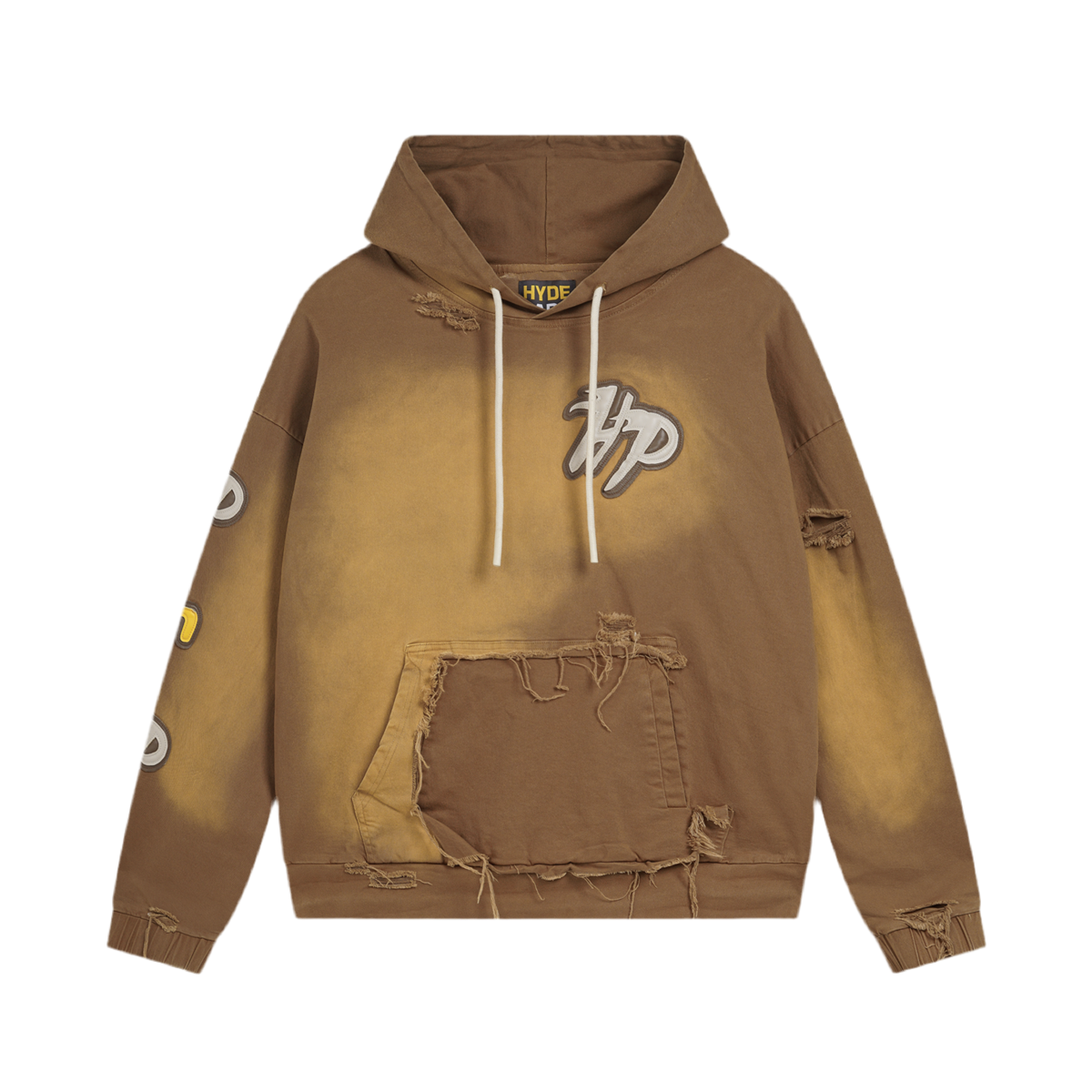 HYDEPARK WORK WEAR DISTRESSED HOODIE