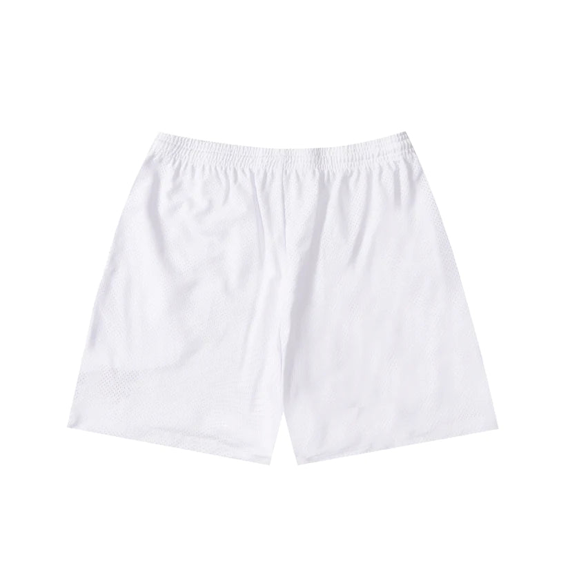 MESH SHORTS WHITE