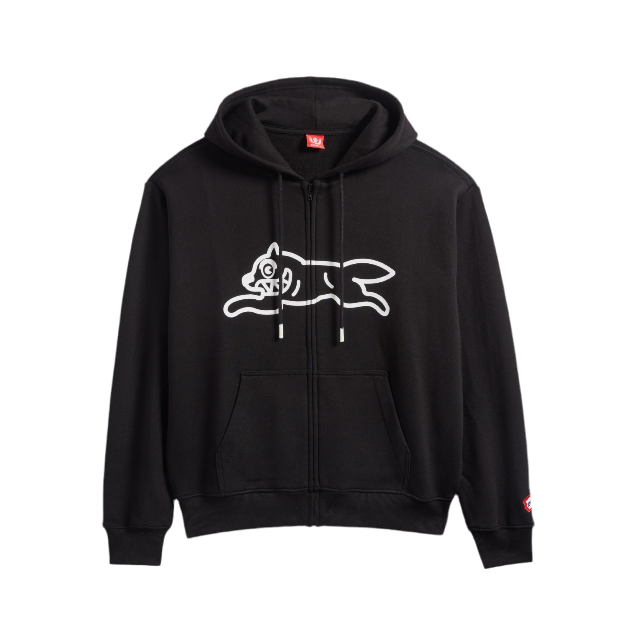 ICE CREAM HAYMAKER FULL ZIP HOODIE BLACK