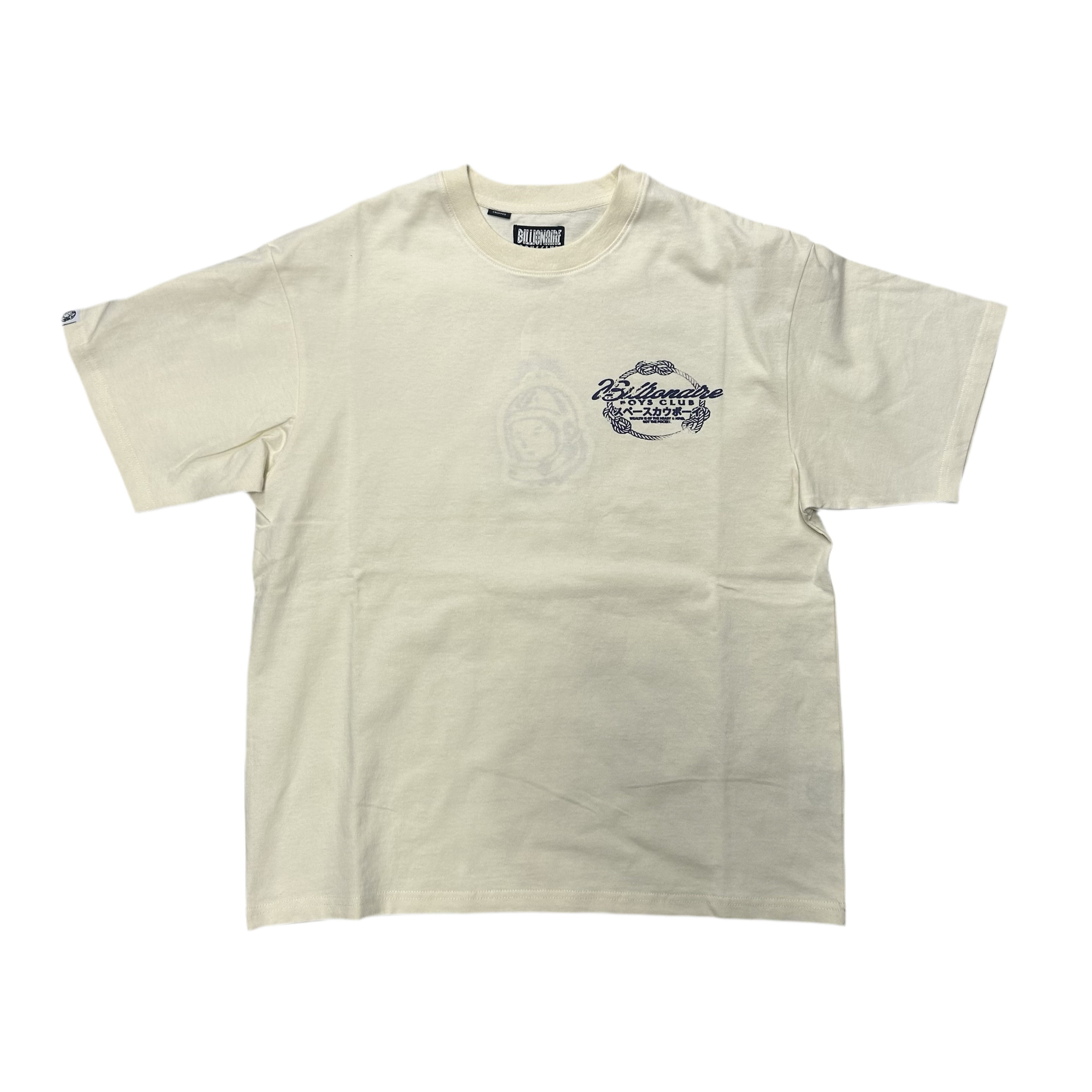 BILLIONAIRE BOYS CLUB BB VAQUERO SS KNIT WHISPER WHITE