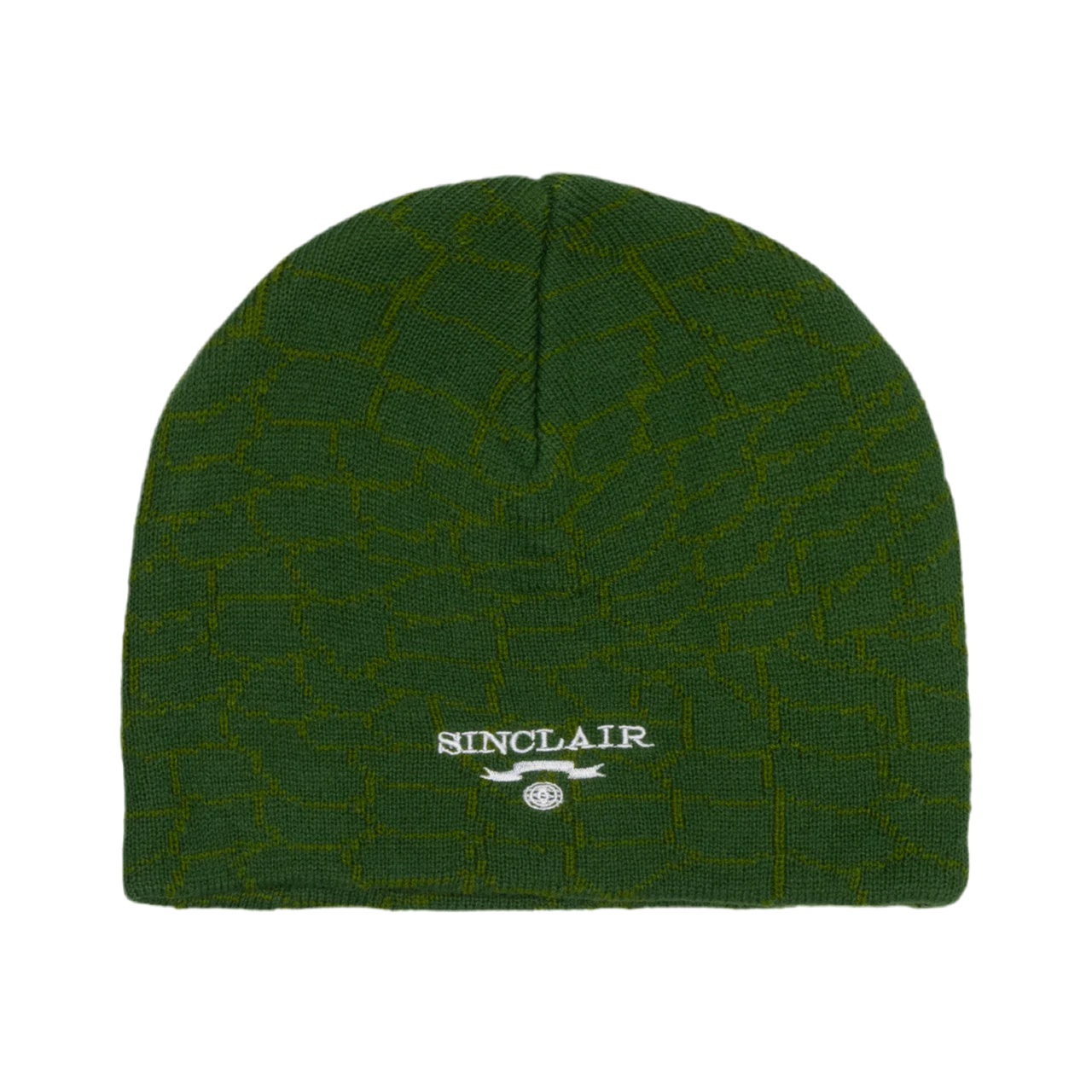 SINCLAIR Croc Jacquard Beanie - Green