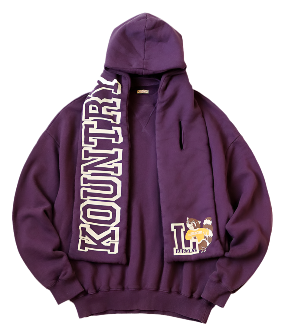 KAPITAL
30/-NAPPED LINING SWT KESA PARKA KOUNTRY -
PURPLE