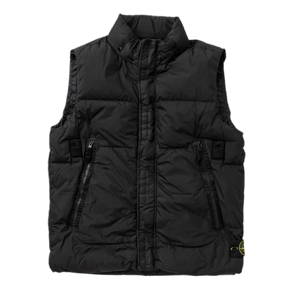 Stone Island Garment Dyed Crinkle Reps Ny Down Vest