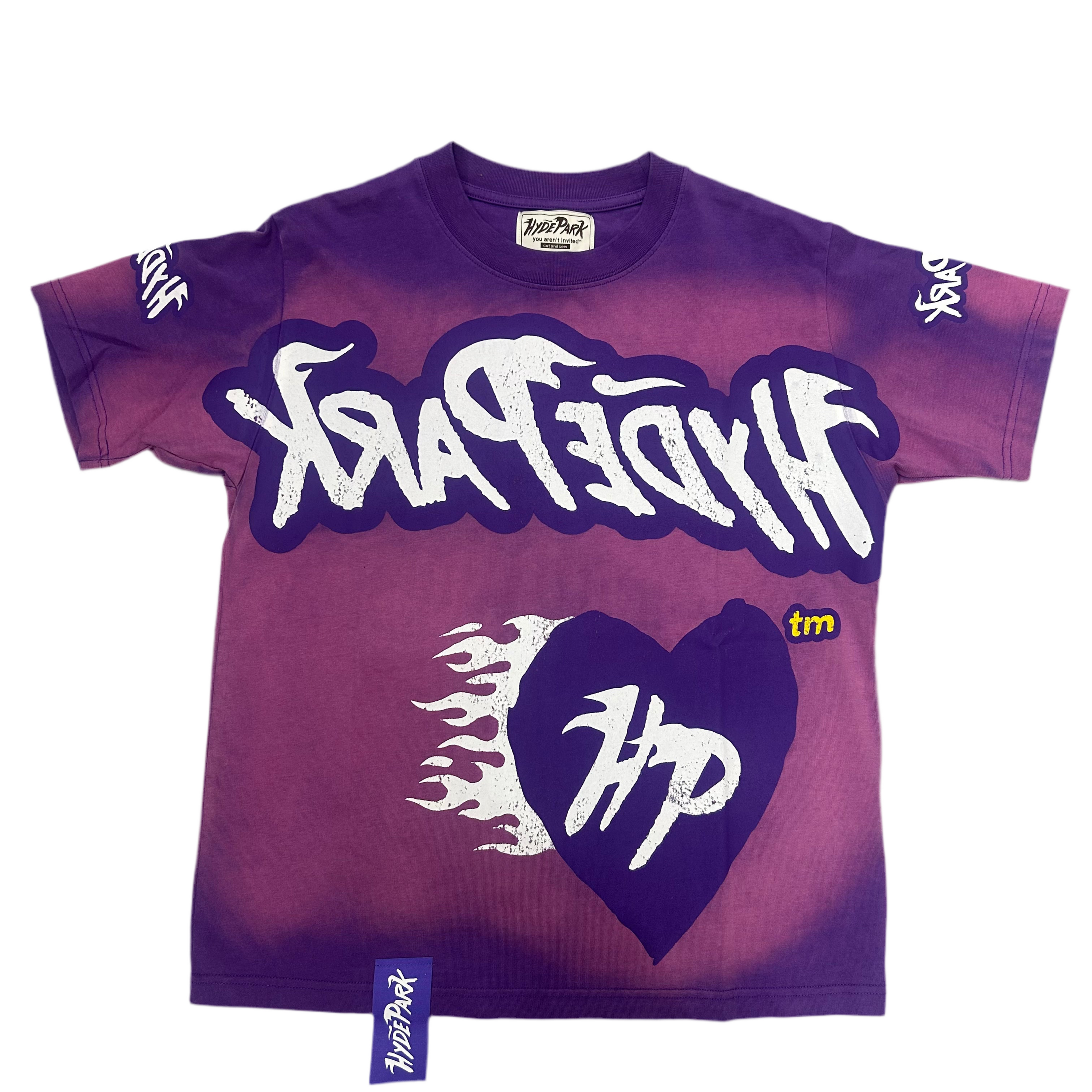 HYDEPARK WASHED PURPLE TEE