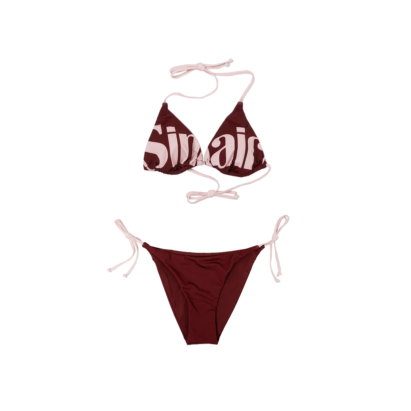 Sinclair SINKINI Burgundy Bikini