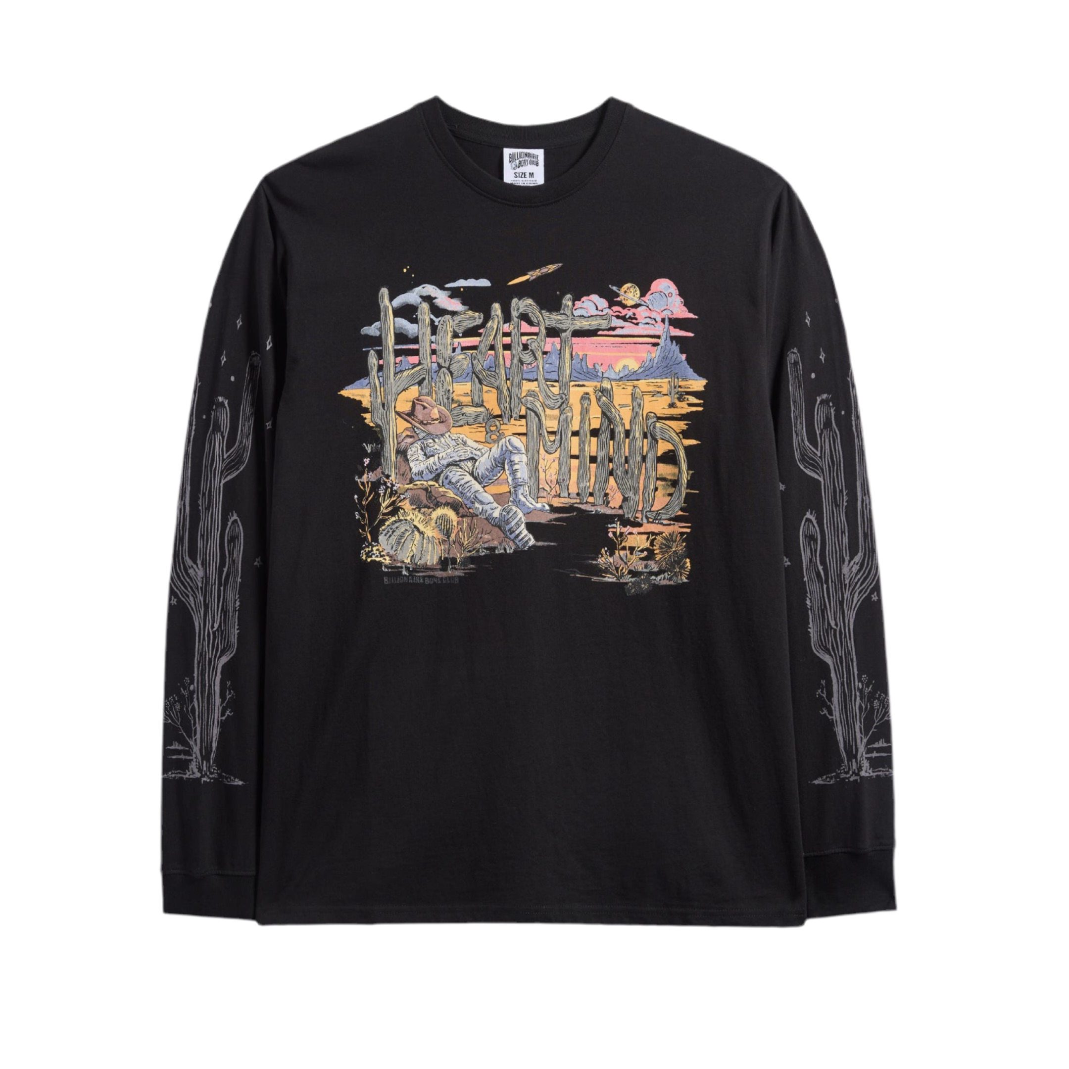 BILLIONAIRE BOYS CLUB BB SIESTA LS TEE BLACK