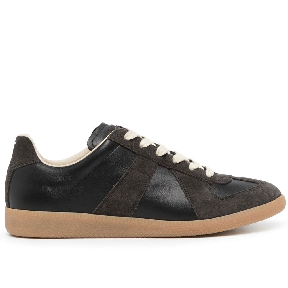 MAISON MARGIELA Brown Replica Suede Leather Sneakers
