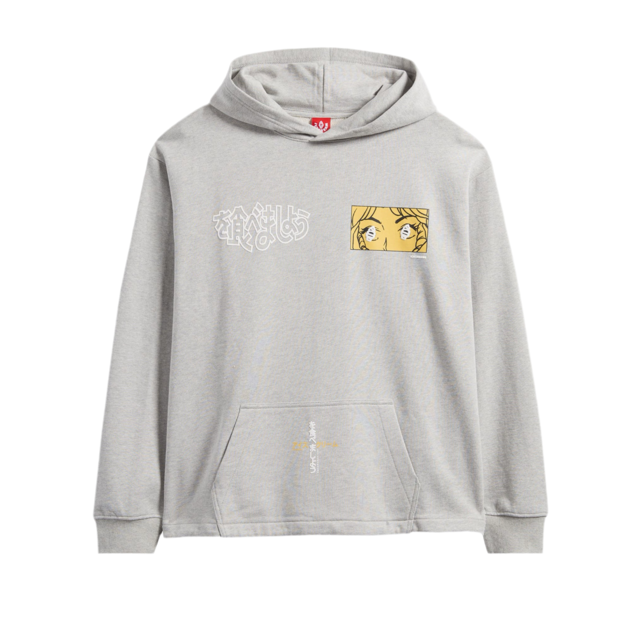 ICECREAM THESE EYES HOODIE GREY (CROP FIT)