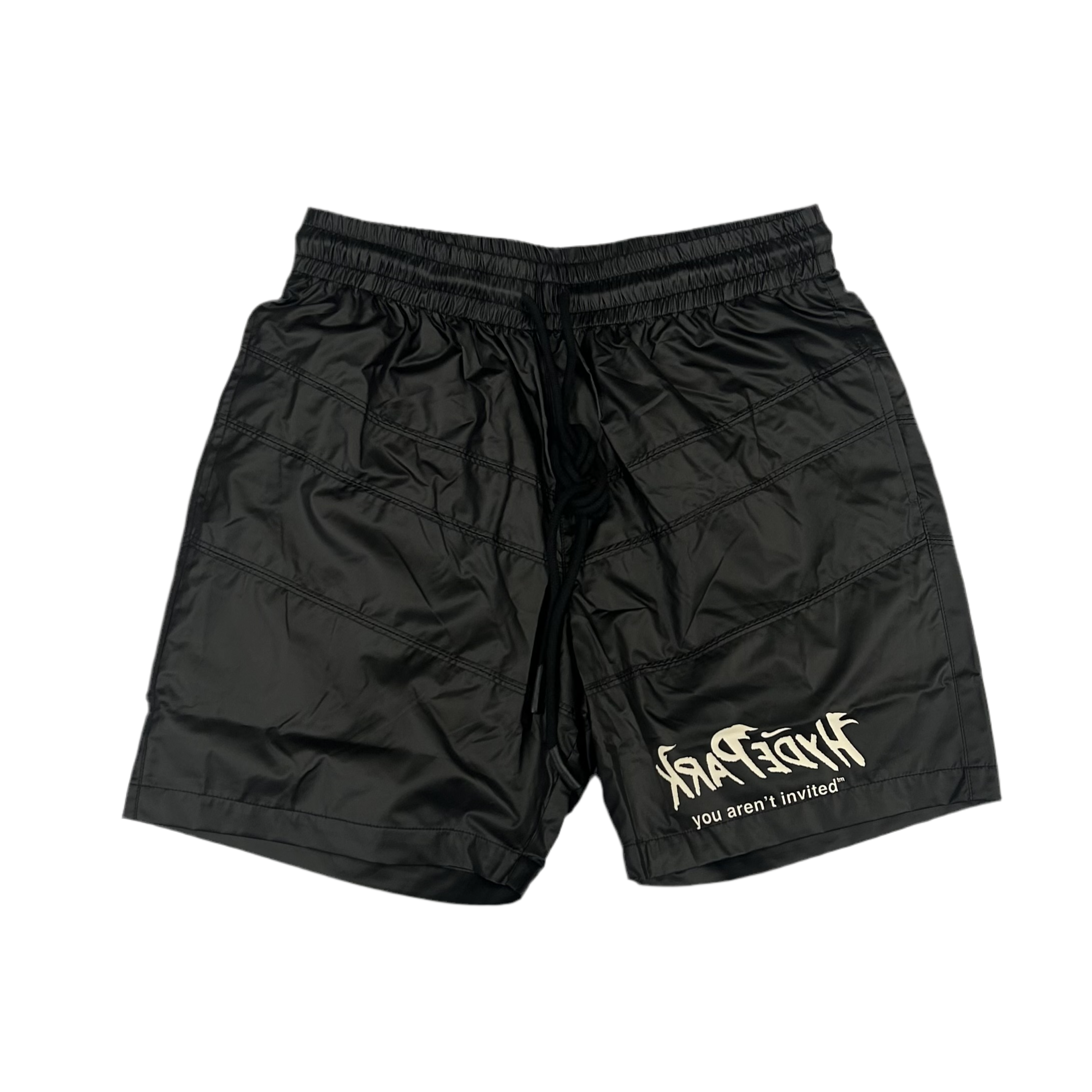 HYDEPARK DOUBLE VELOCITY WINDBREAKER SHORTS BLACK