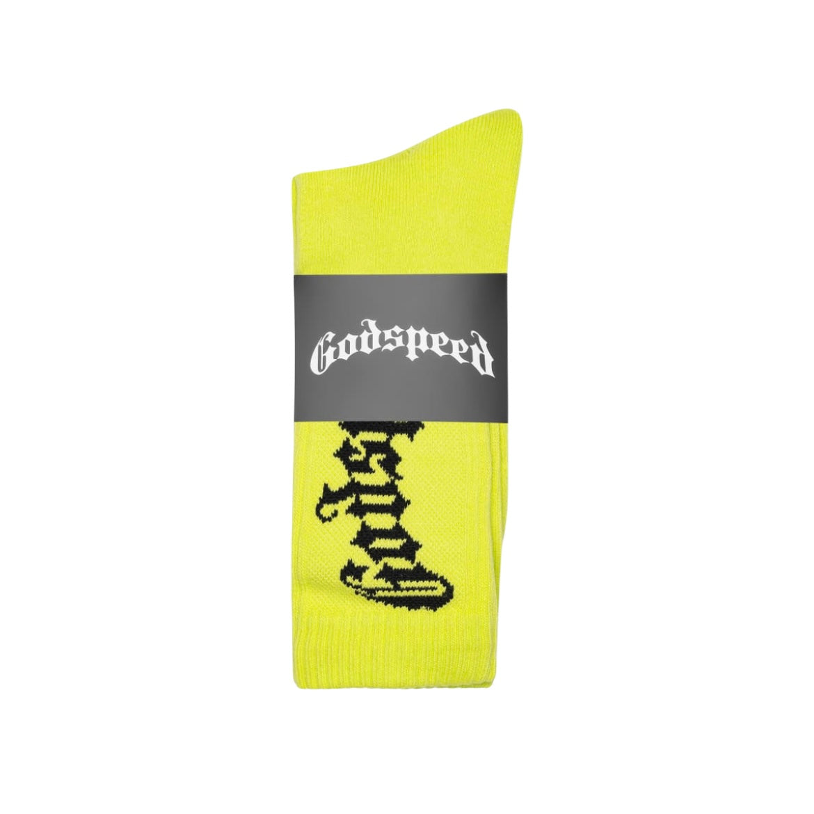 Godspeed OG Logo Sock Neon Yellow