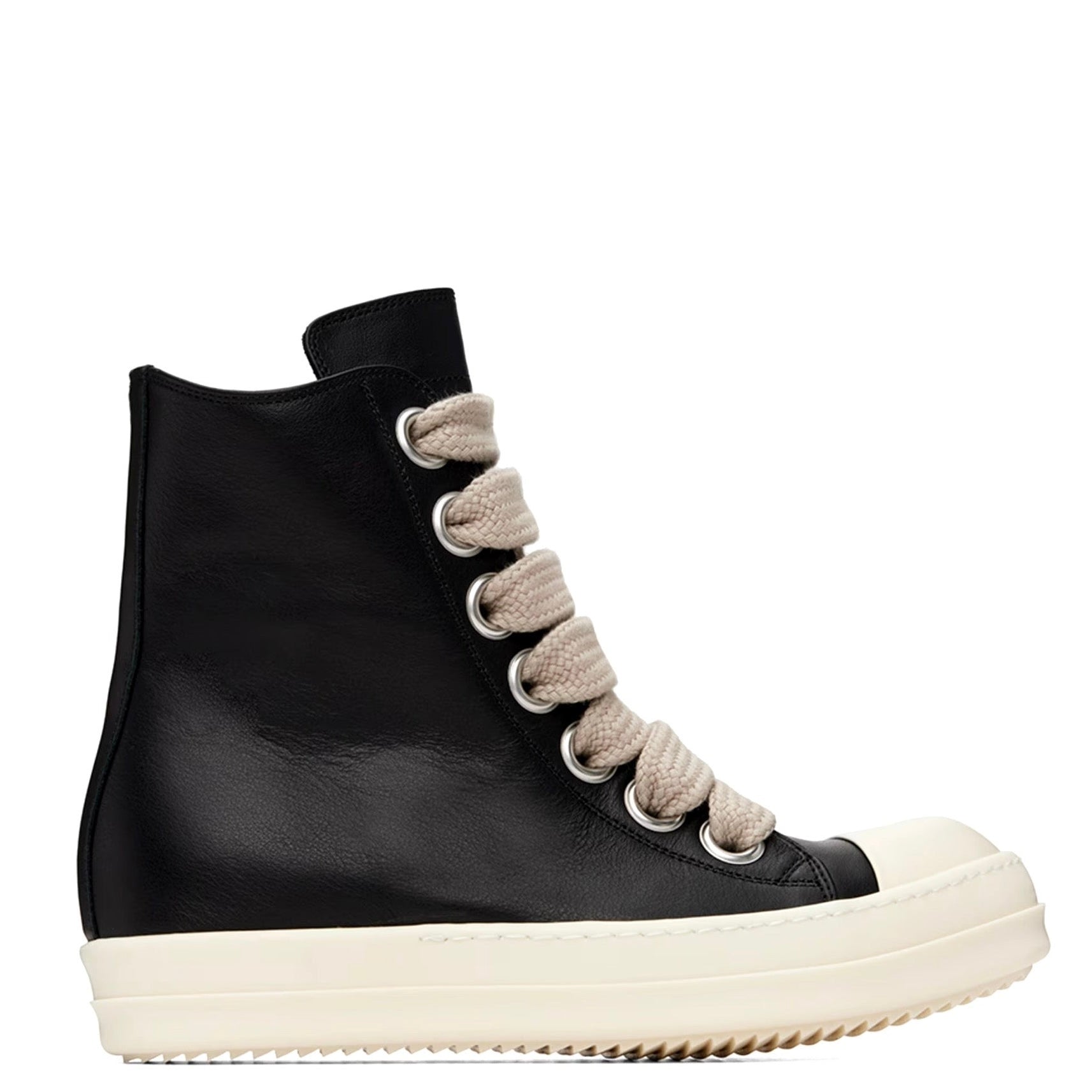 RICK OWENS Black Porterville Jumbo Laced Sneakers