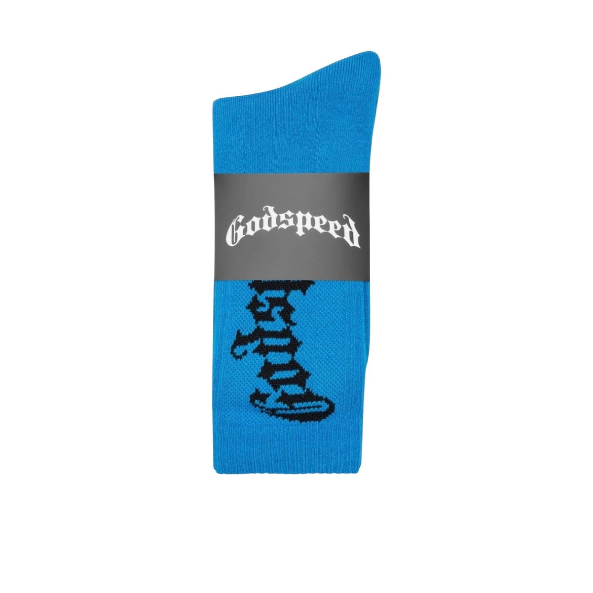 Godspeed OG Logo Sock Neon Blue