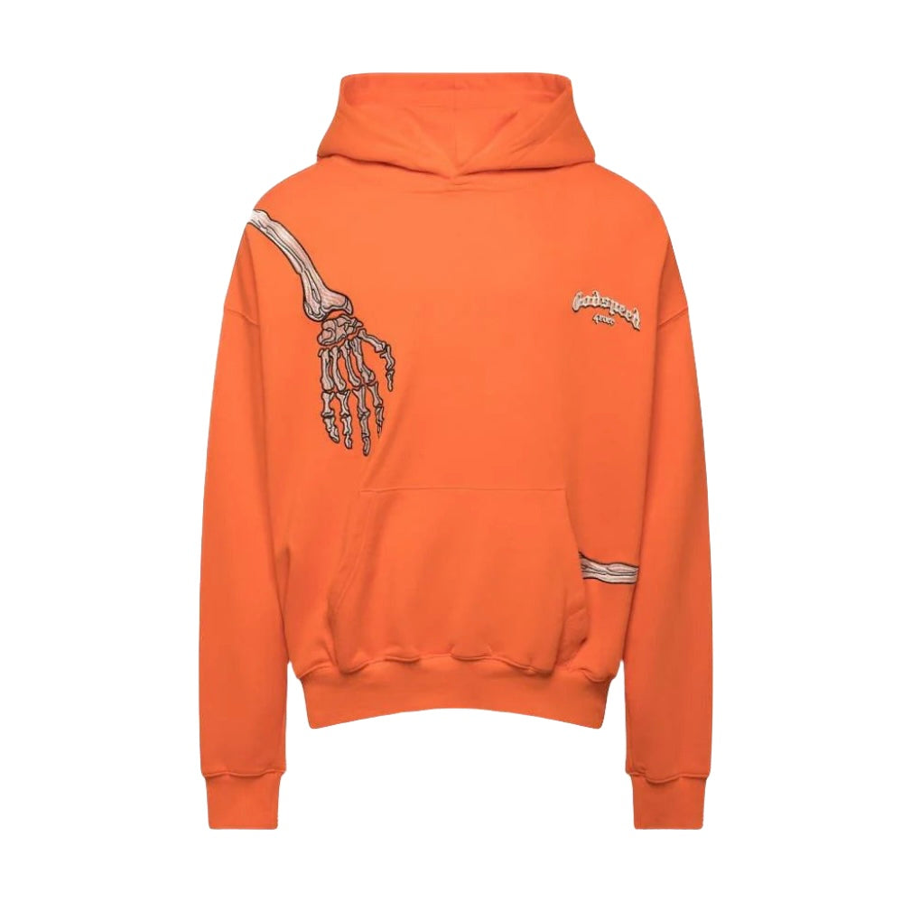 Godspeed 'R.O.D Ride or Die Skeleton' Hoodie Orange