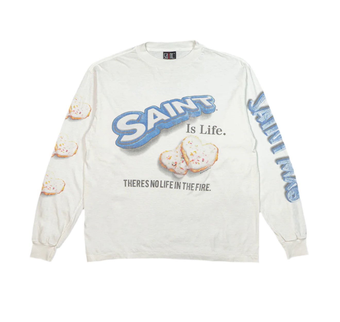 SAINT Mxxxxxx HEART COOKIE  L/S T-SHIRTS