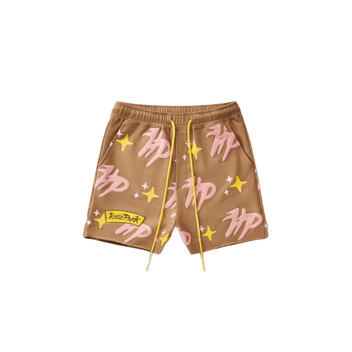 HYDE PARK PUFF THE MAGIC PATTERN SHORTS - BROWN