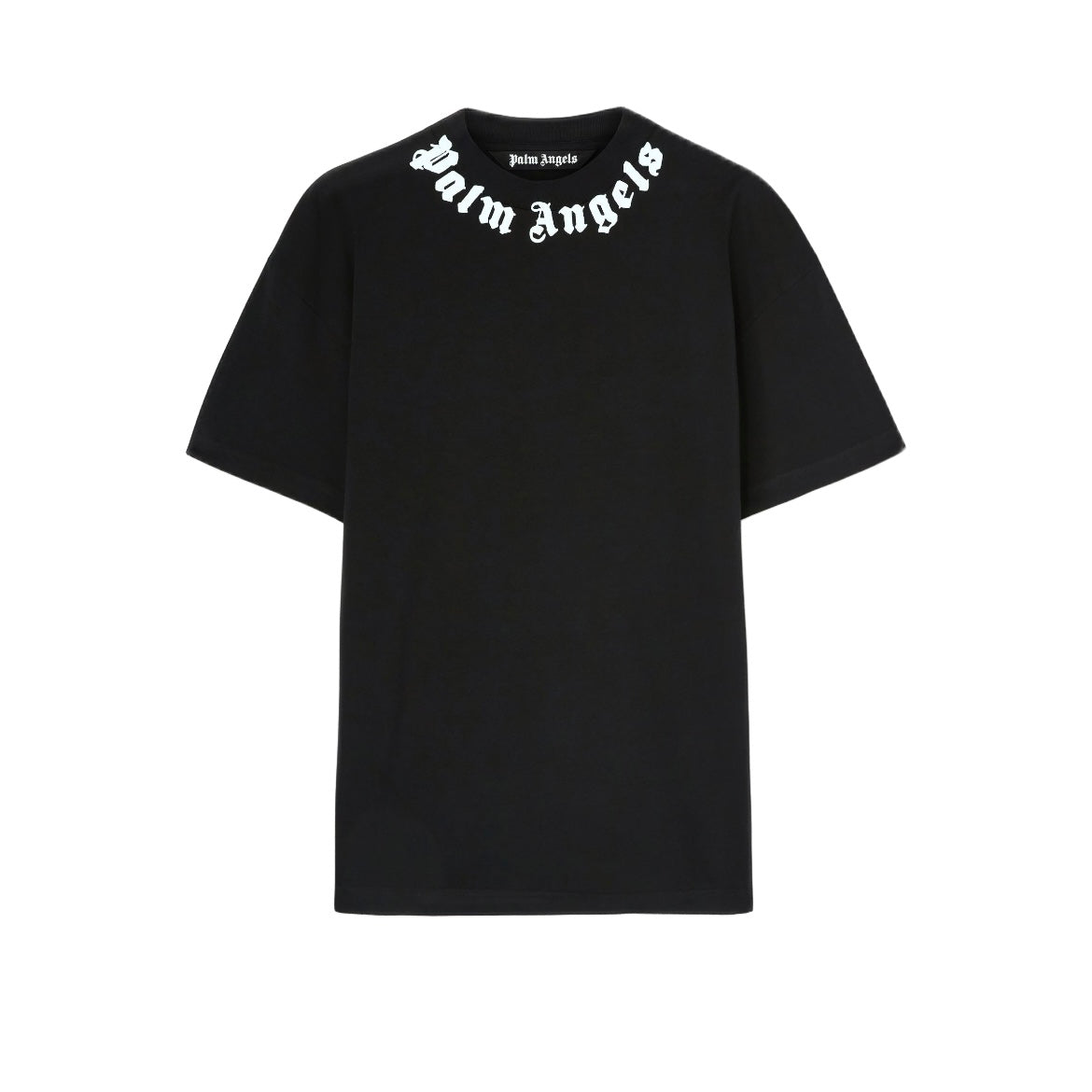 PALM ANGELS NECK LOGO TEE