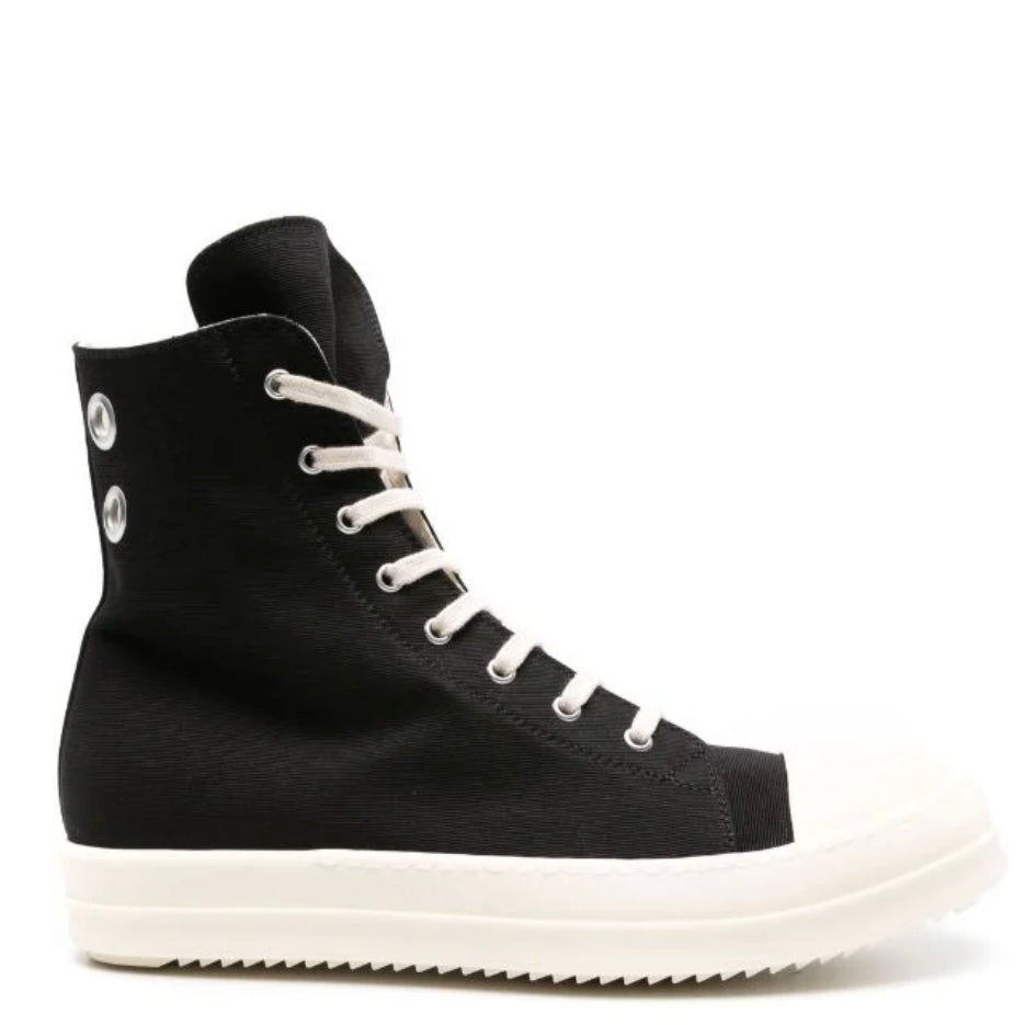 Rick Owens DRKSHDW high-top lace-up sneakers Black/Milk/Milk