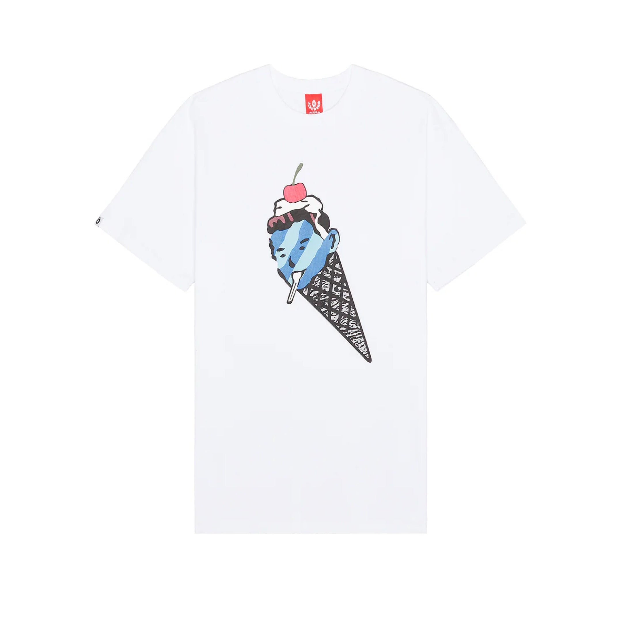 ICE CREAM CONEMAN SS TEE WHITE