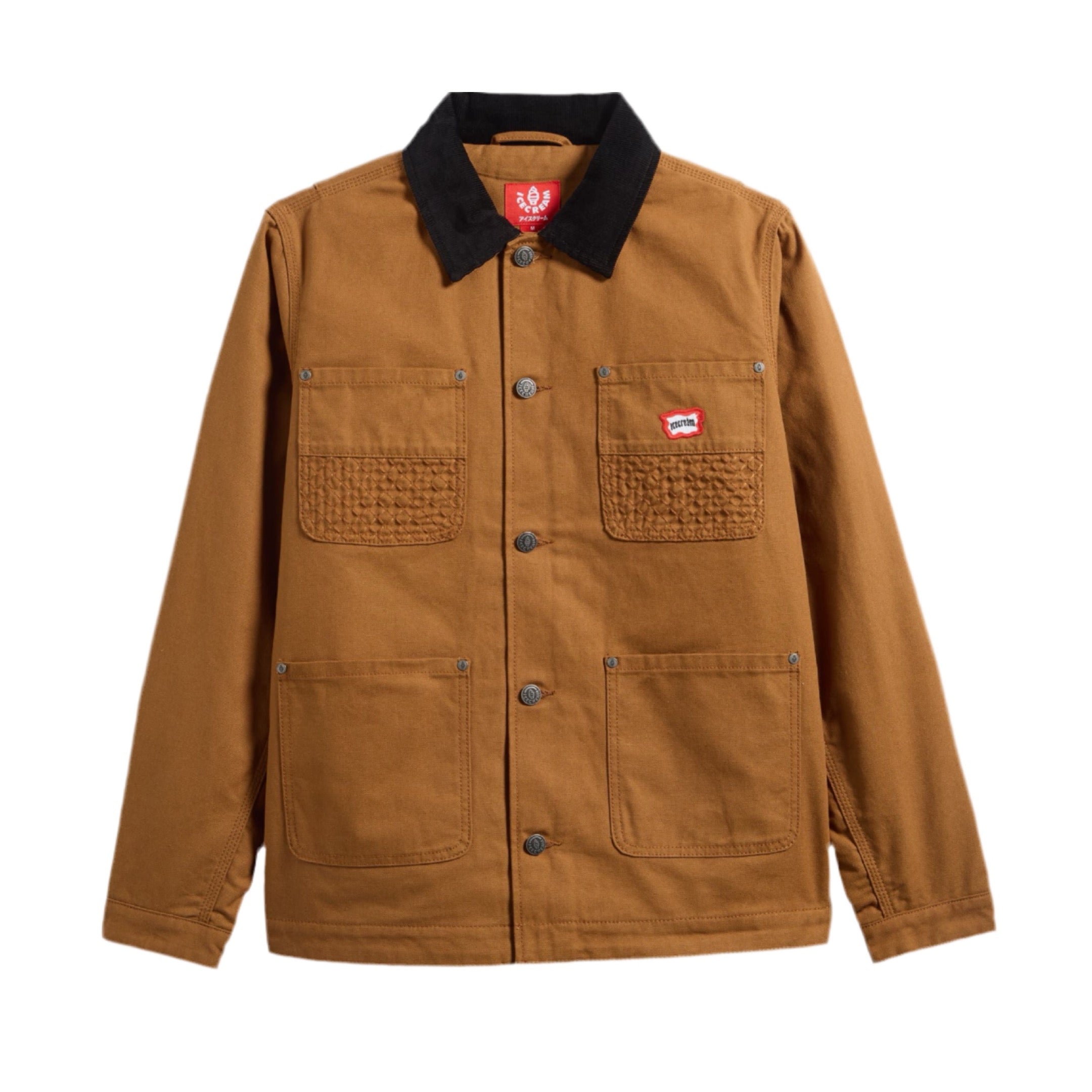 ICECREAM CANVAS JACKET BROWN