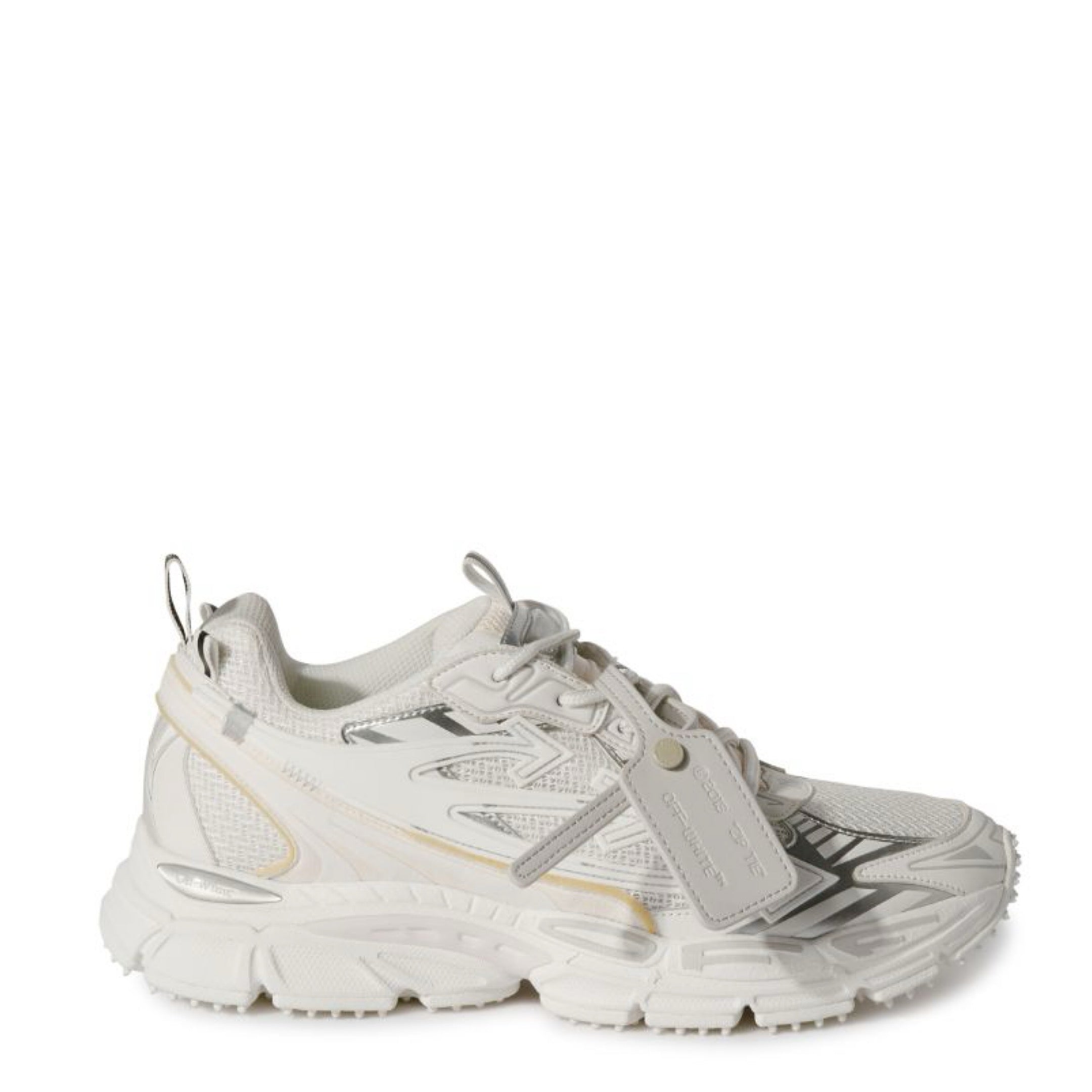 OFF-WHITE Be Right Back Sneaker White Gold