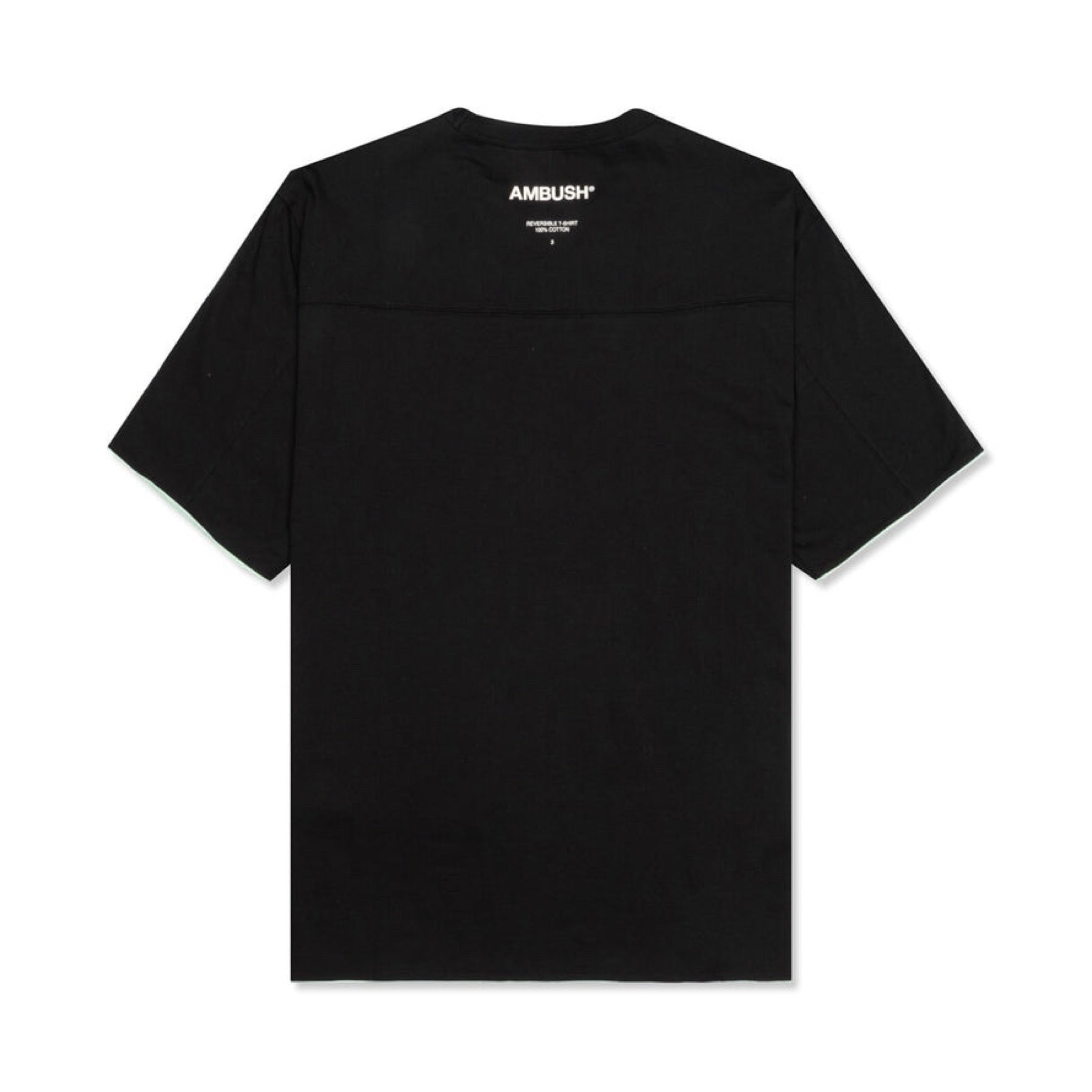 AMBUSH REVERSIBLE T-SHIRT - BLACK/MINT