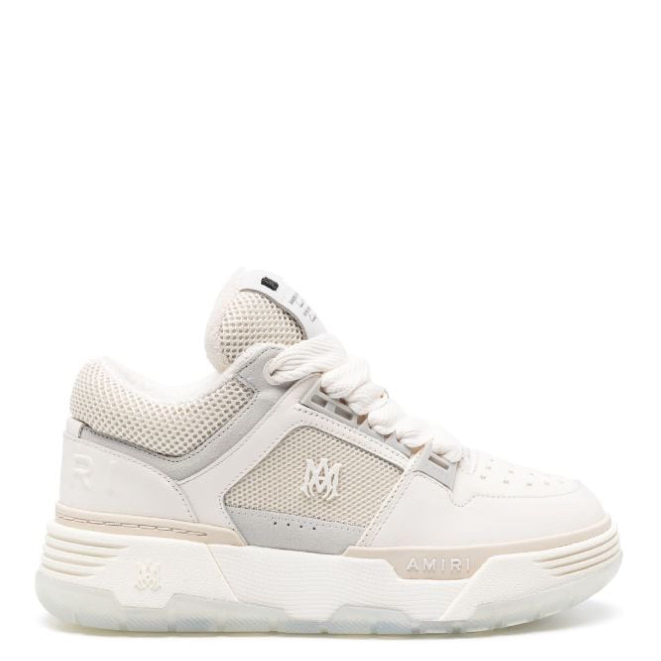 AMIRI Leather MA-1 Sneakers WHITE/GREY