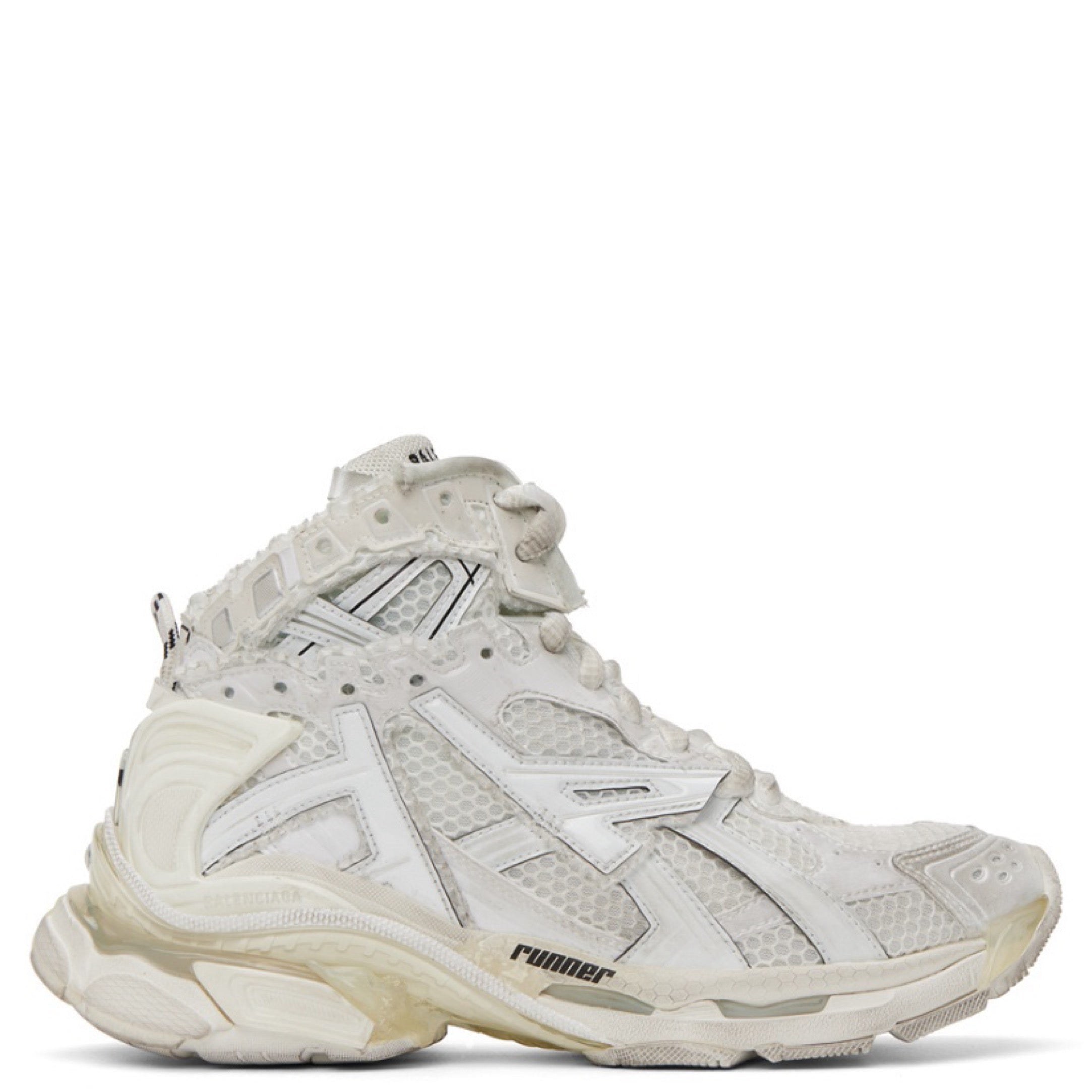 Balenciaga Off-White Runner High Sneakers