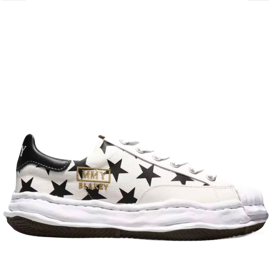 MAISON MIHARA YASUHIRO BLAKEY ATMOS STAR PRINT WHITE