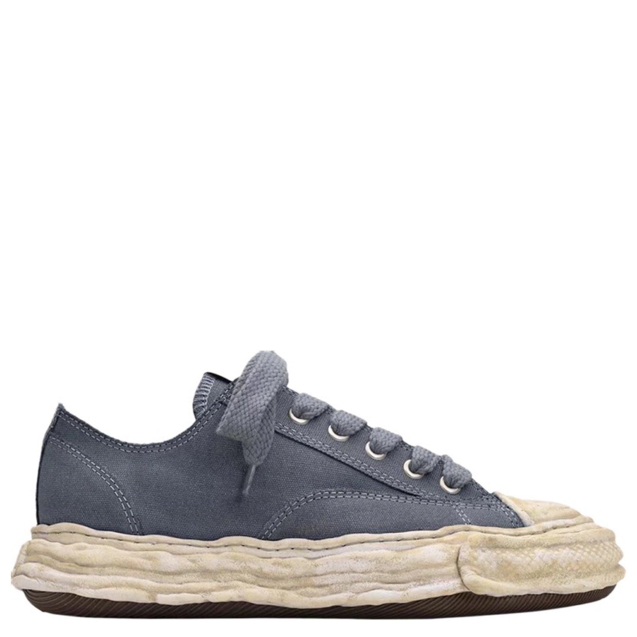 Maison Mihara Yasuhiro Peterson 23 Vintage Sole Canvas Low Grey