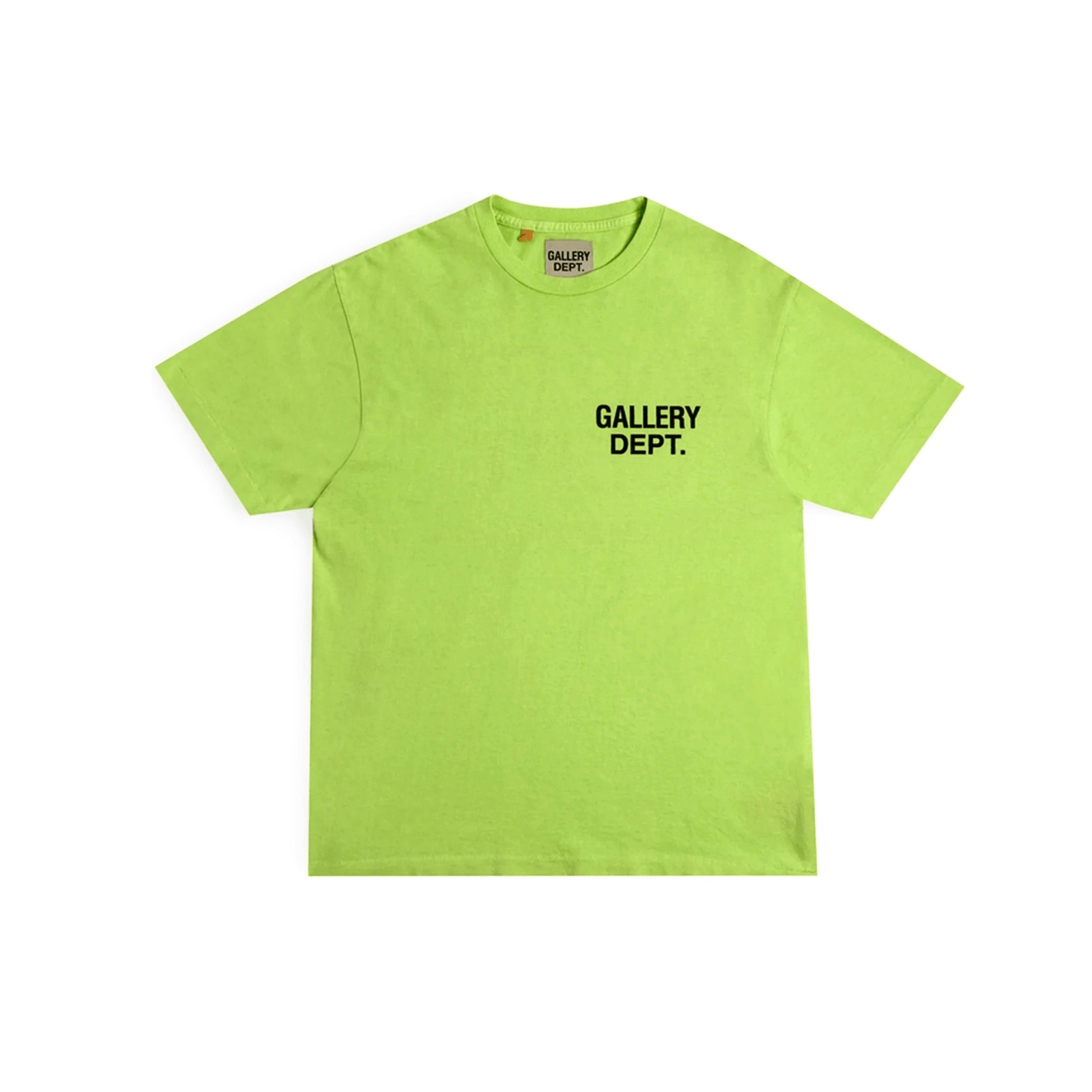 Gallery Dept. Lime Faded Tee