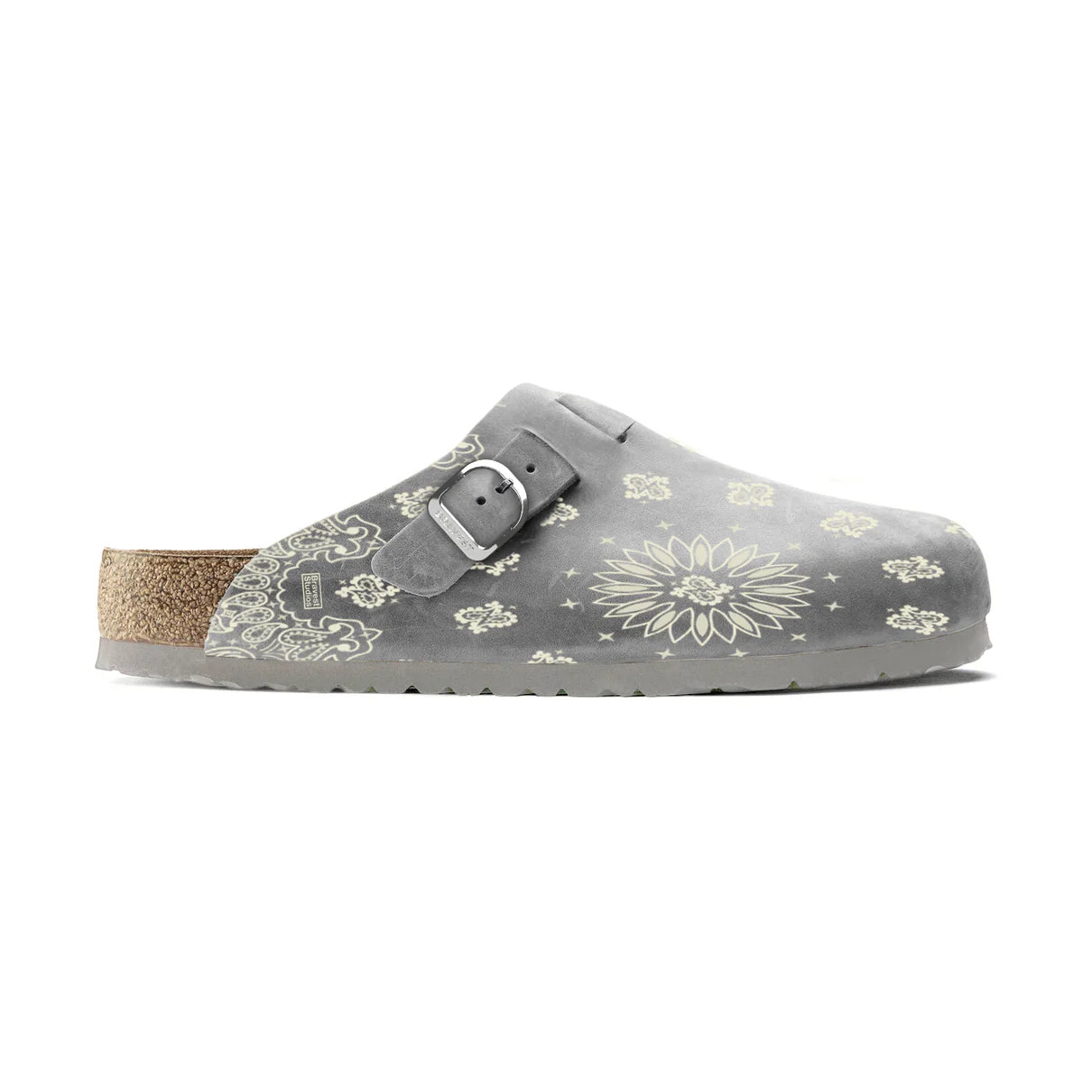 BRAVEST STUDIOS Grey Paisley Mules