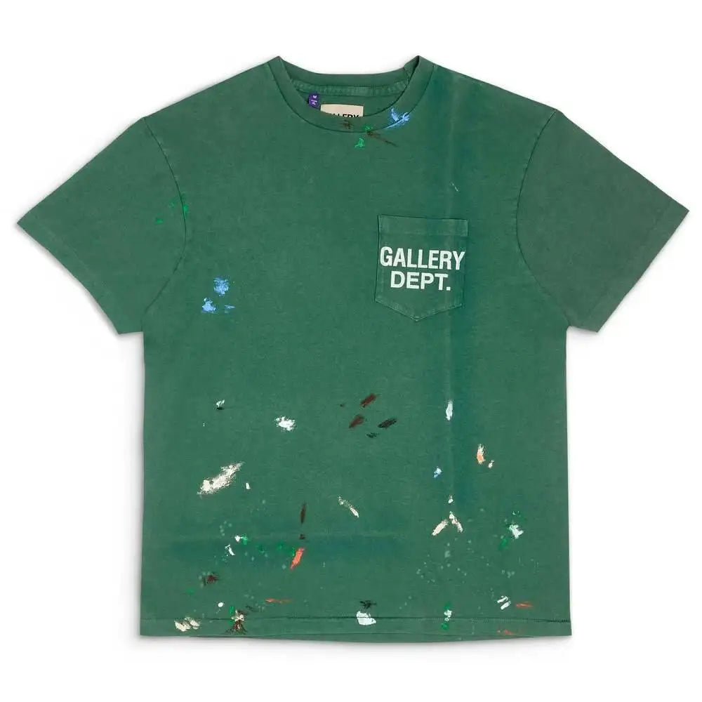 GALLERY DEPT. Vintage Green Logo Painted Tee