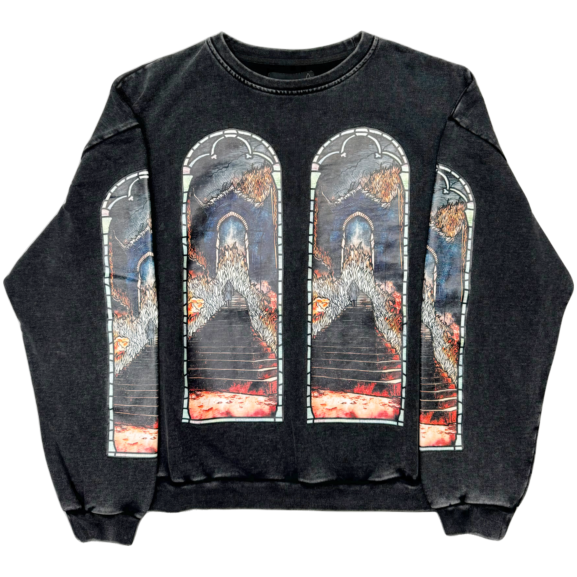 WHO DECIDES WAR Black Descent Sweatshirt