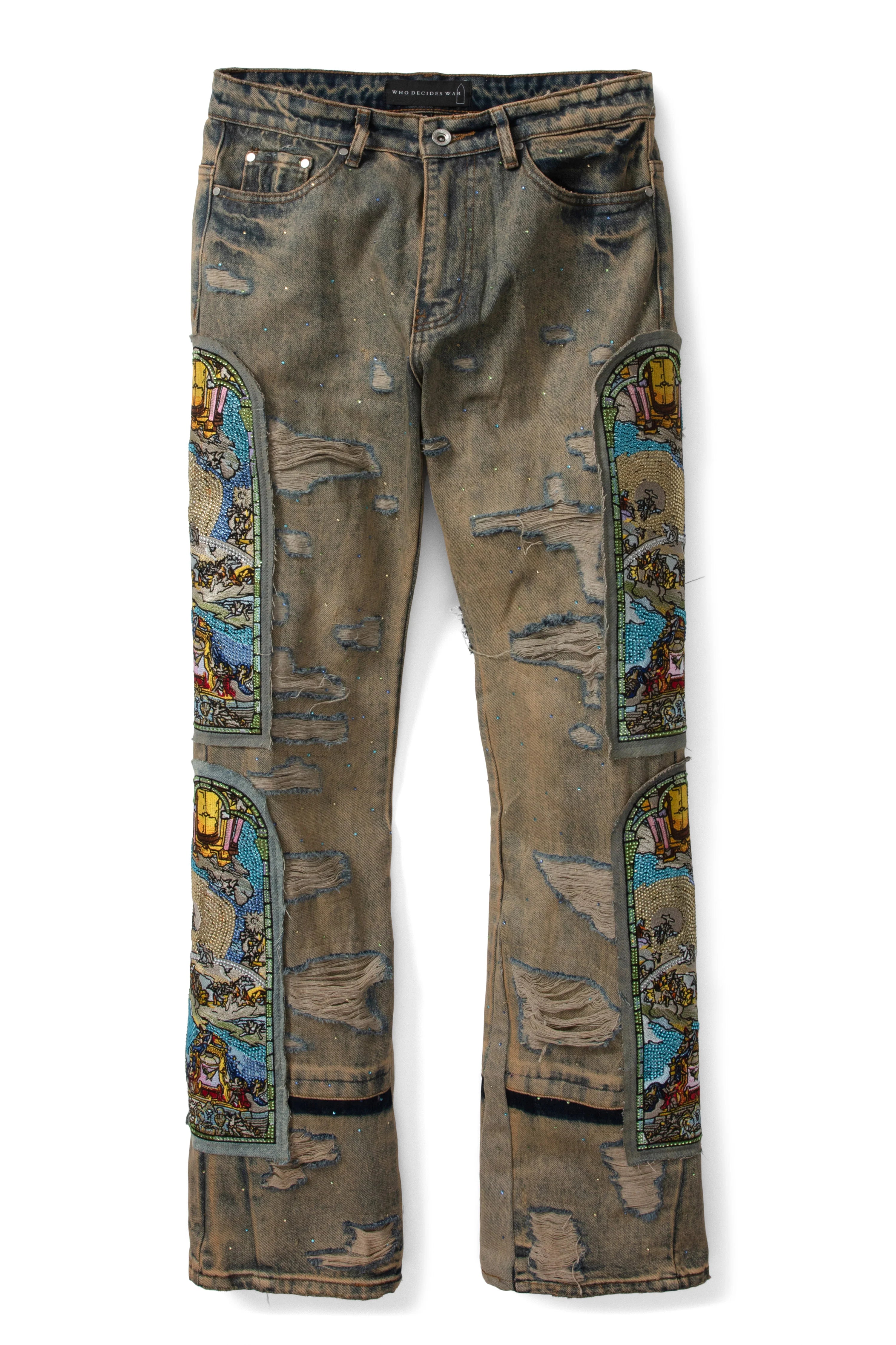 WHO DECIDES WAR Unfurled Denim Pant