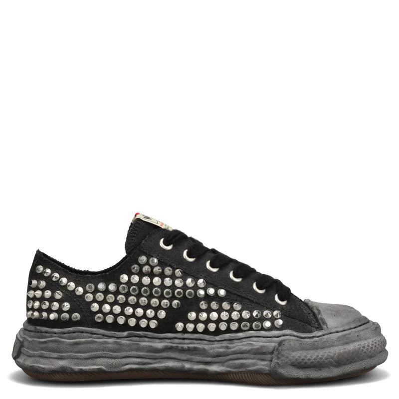 MAISON MIHARA YASUHIRO PTS23 STUDDED LOW / 129:BLK/BLK