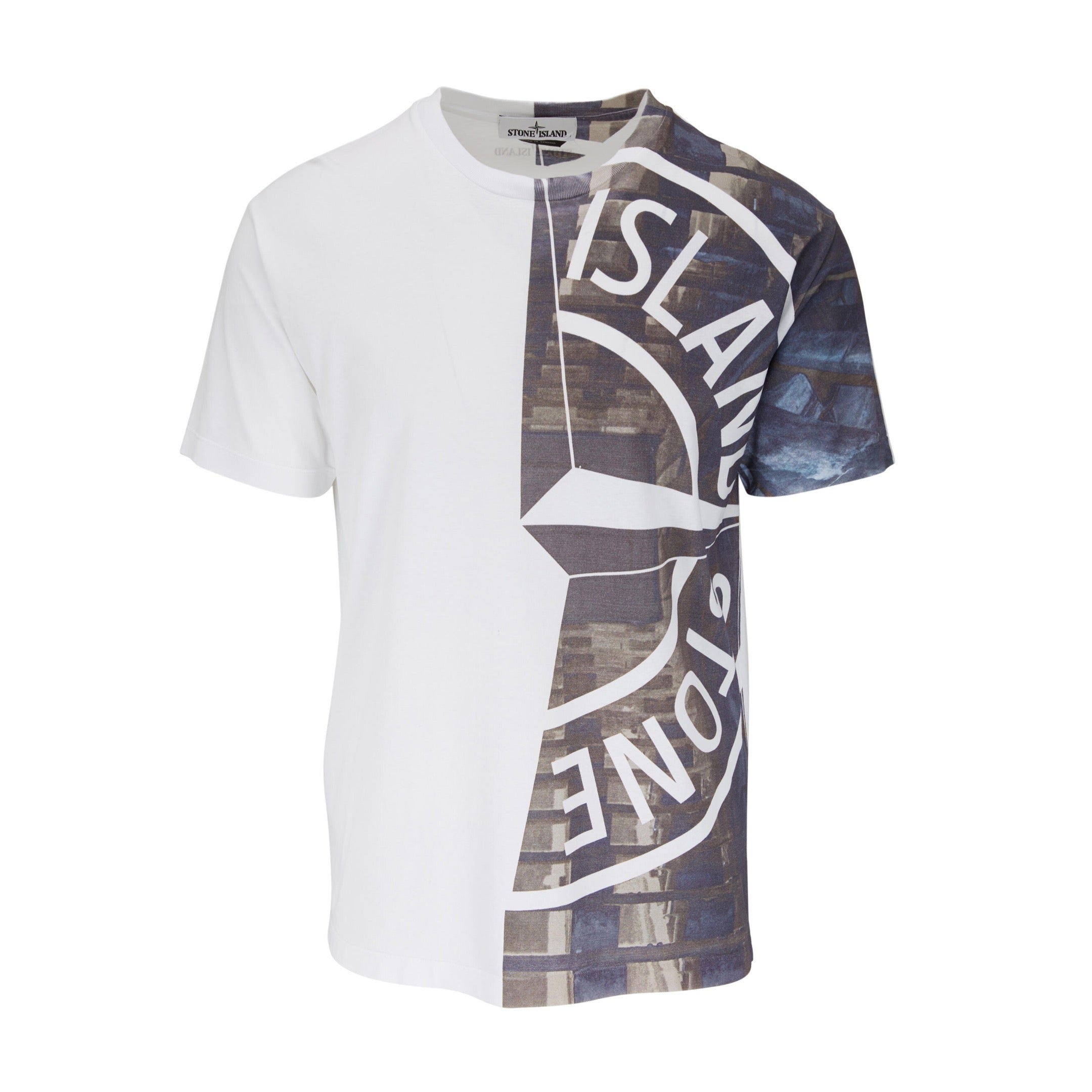 STONE ISLAND UOS ARTCOL WHITE TEE