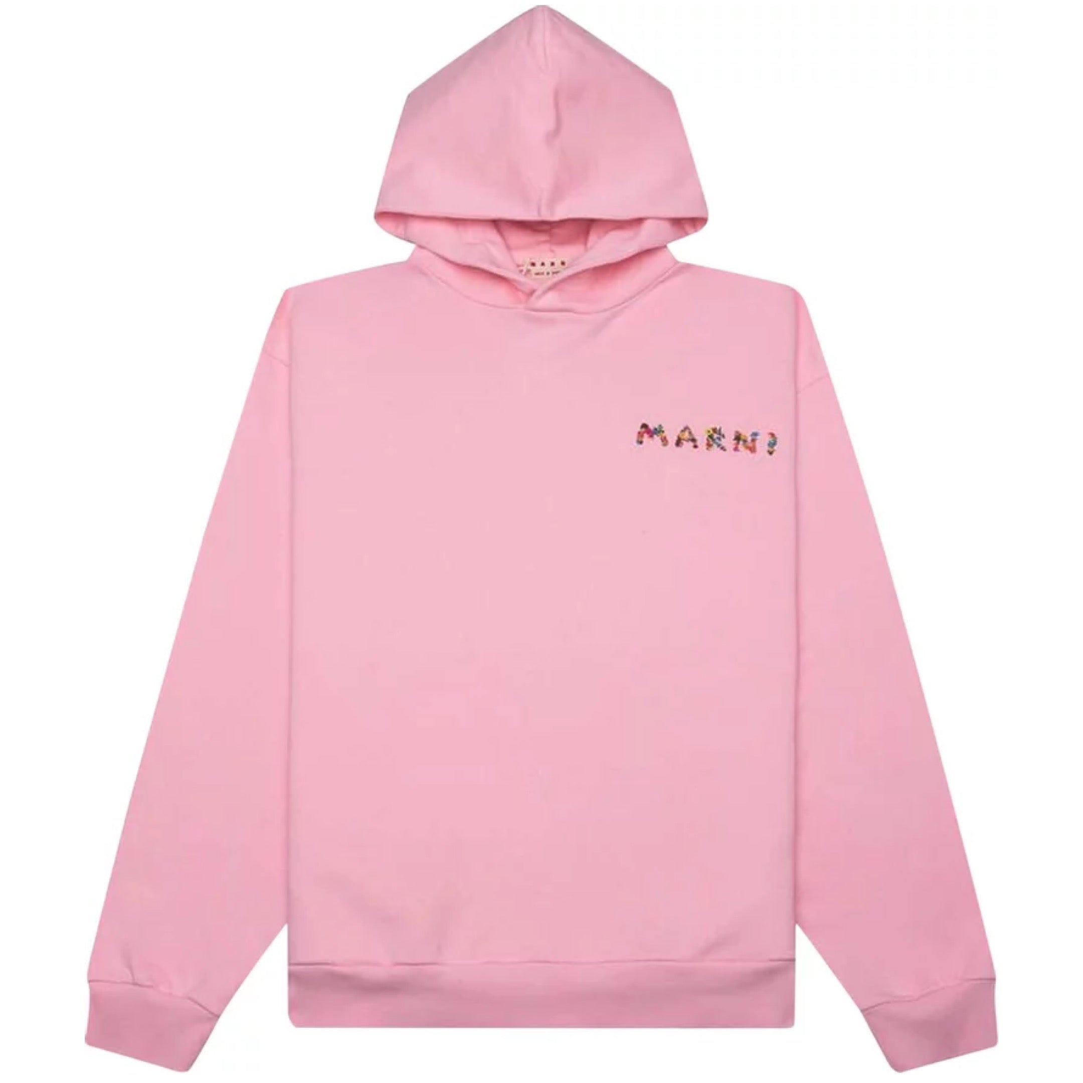 MARNI COLLAGE BOUQUET SWEATSHIRT MOGNOLIA PINK (OVERSIZED)