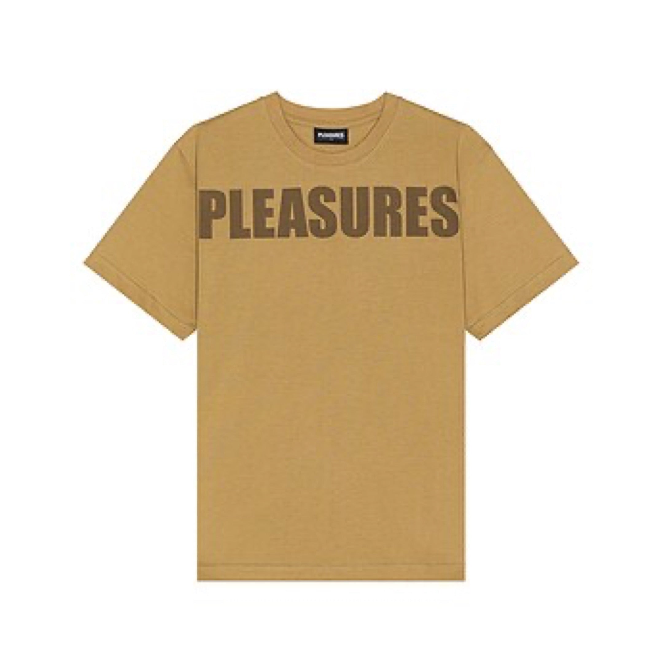 PLEASURES BROWN TEE