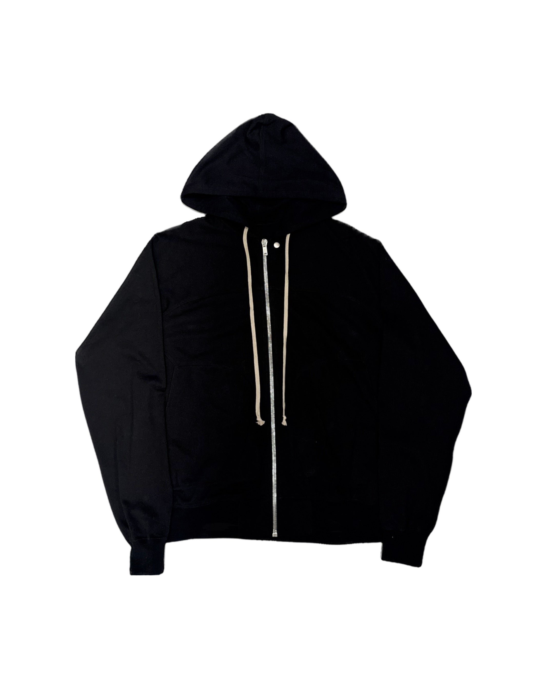 RICK OWENS Black Knit Hoodie