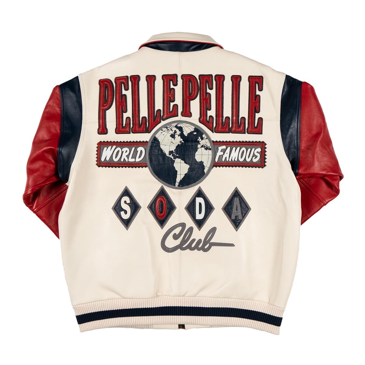 Pelle Pelle World Famous Soda Club Plush Cream Jacket