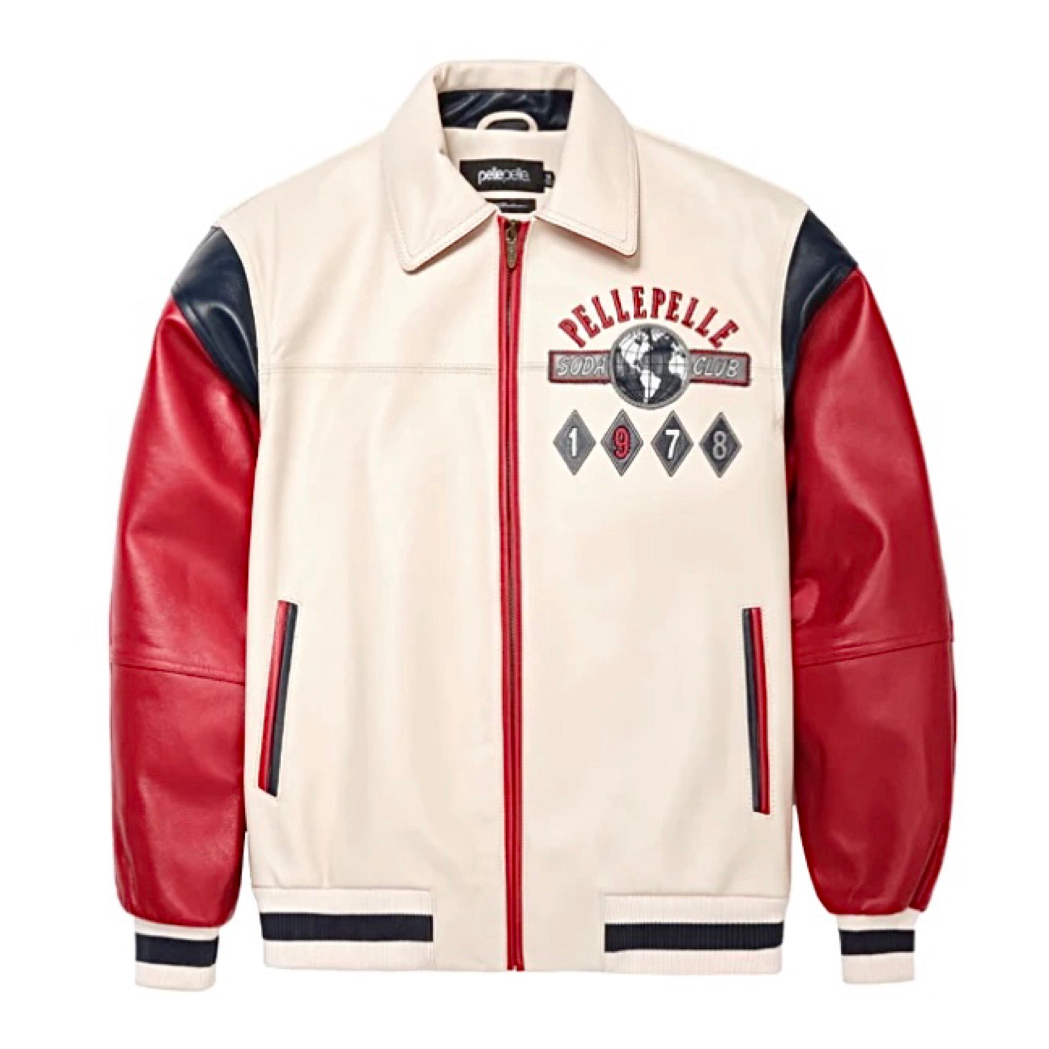 Pelle Pelle World Famous Soda Club Plush Cream Jacket