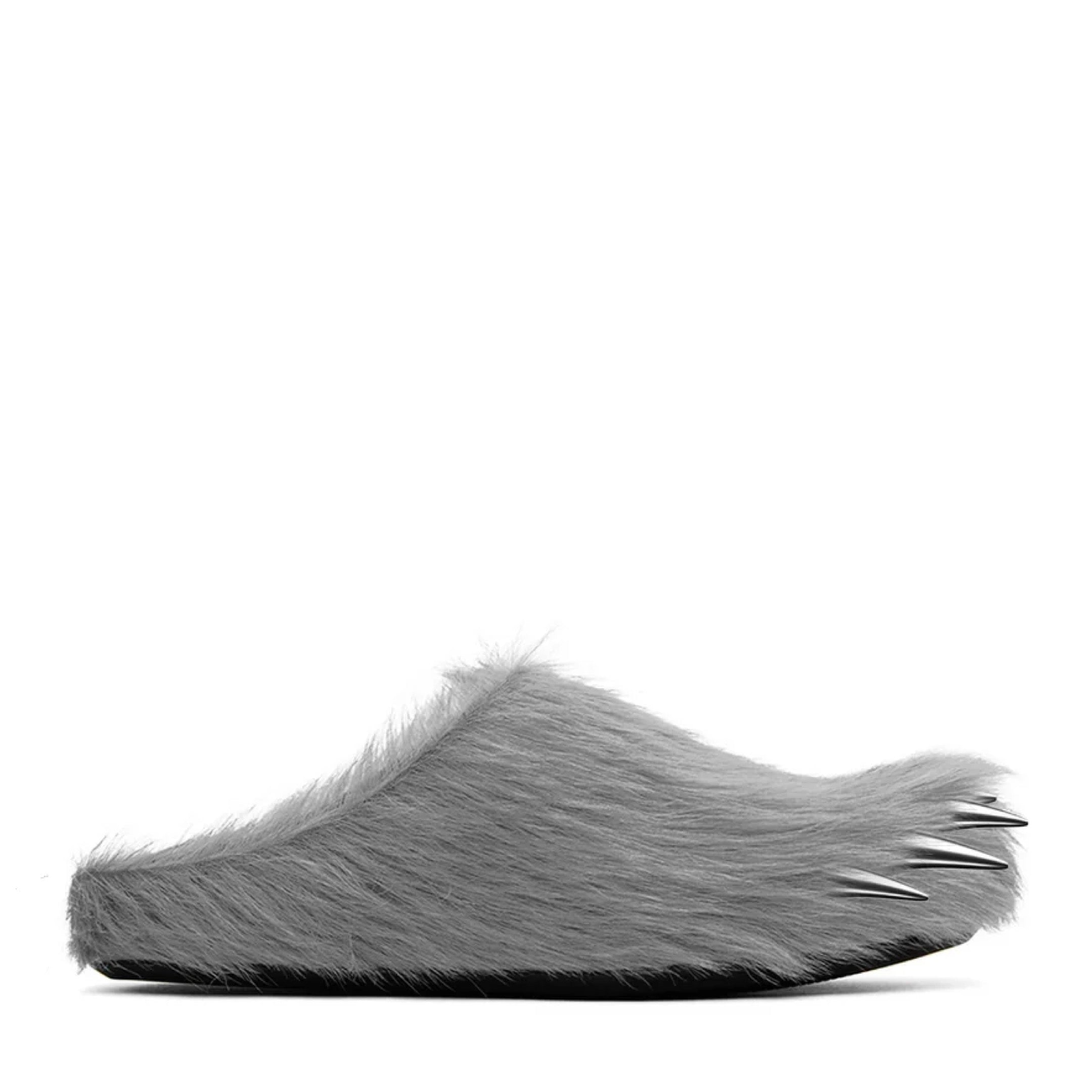 BRAVEST STUDIOS GREY MULE SLIPPERS