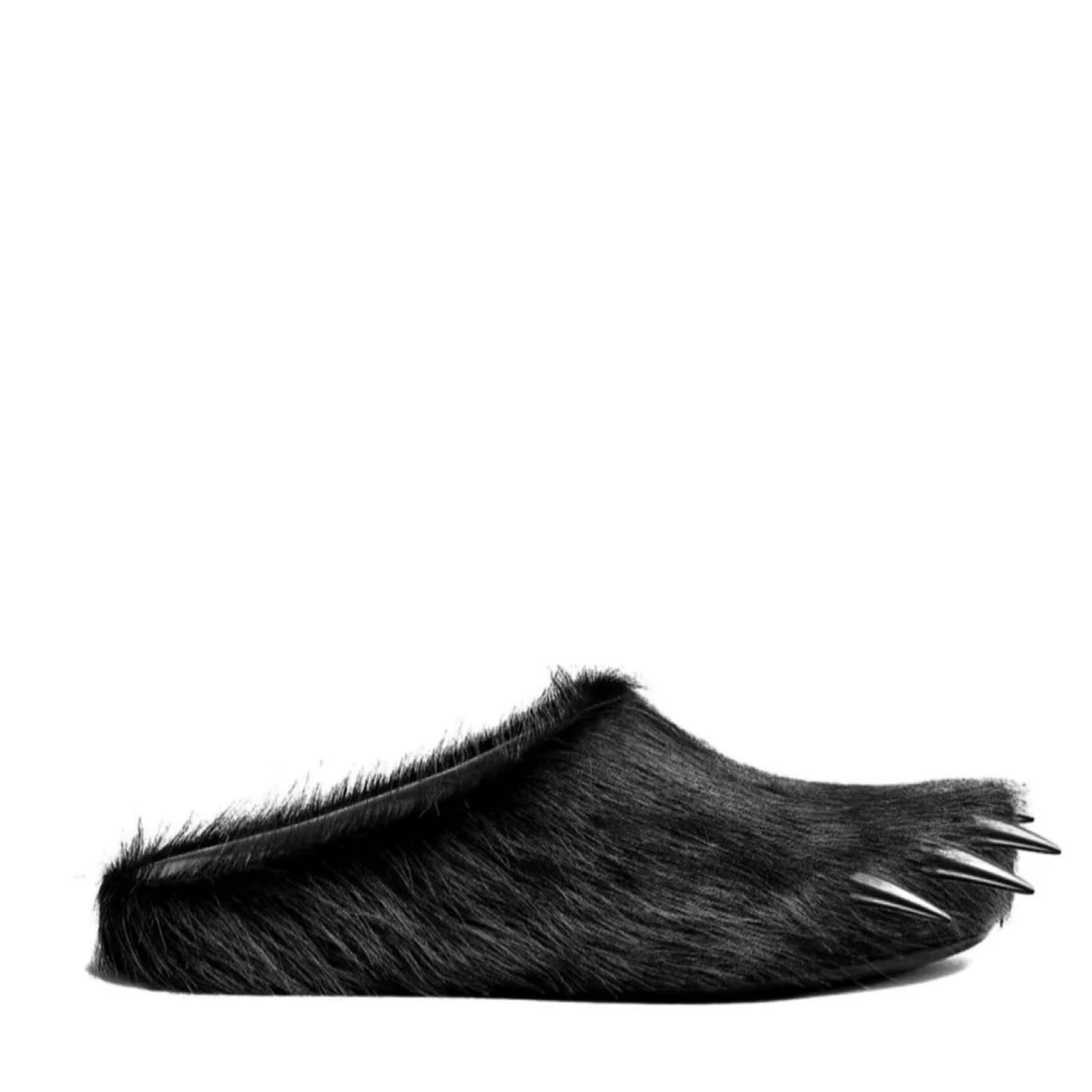 BRAVEST STUDIOS BLACK MULE SLIPPERS